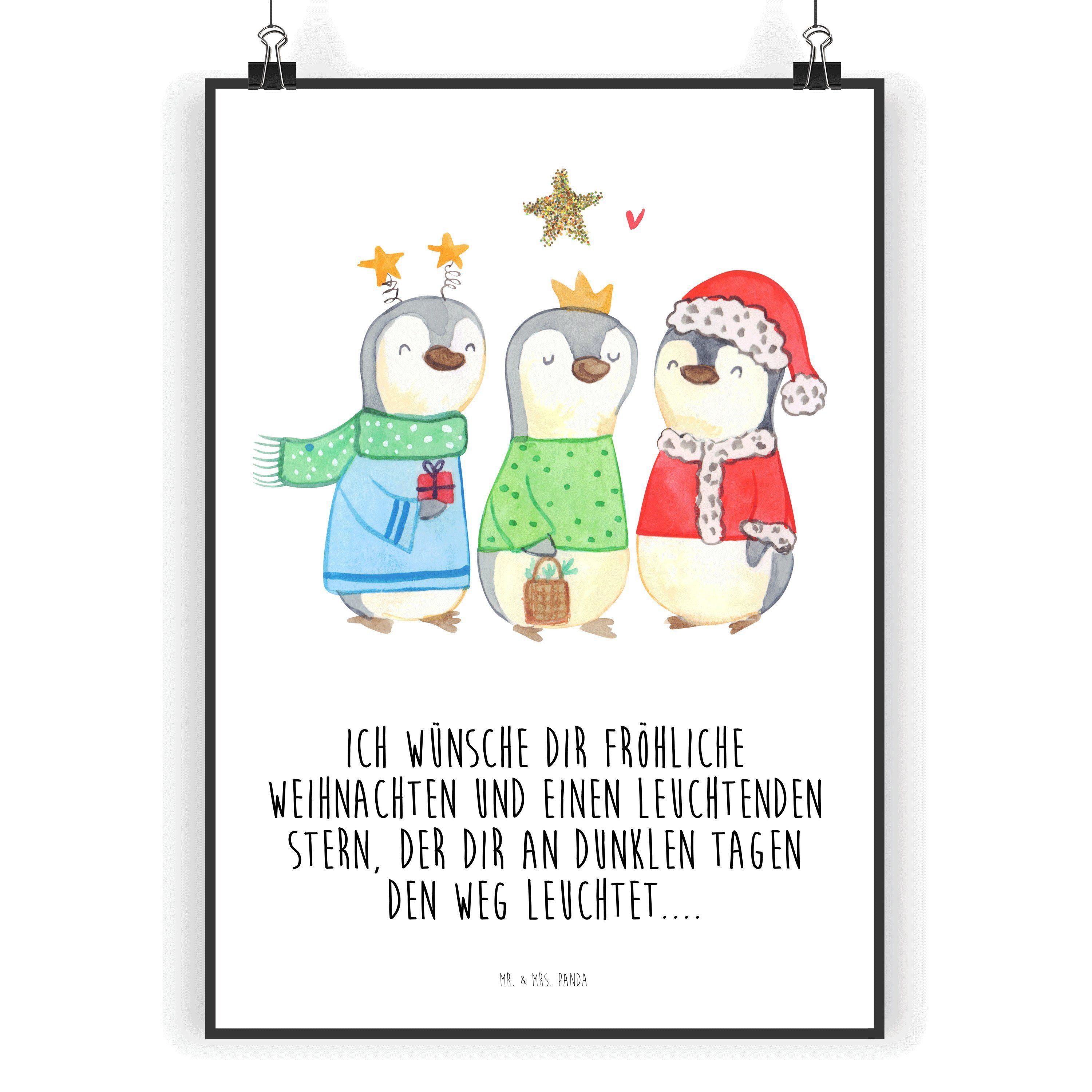 Mr. & Mrs. Panda Postkarte Winterzeit Heilige drei Könige - Geschenk,  Geschenkkarte, Einladung, Nikolaus, Heiligabend, Einladungskarte, Advent, :  : Bürobedarf & Schreibwaren