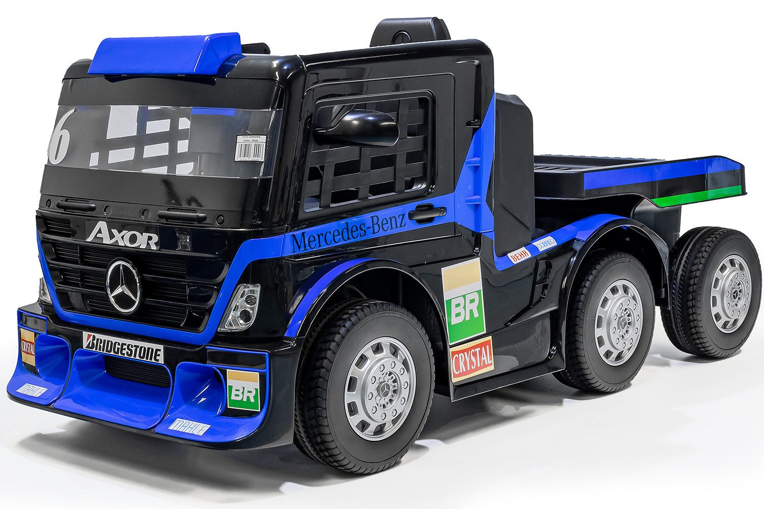 Smarty Elektro-Kinderauto Kidcars LKW Mercedes Axor mit Anhänger 12V
