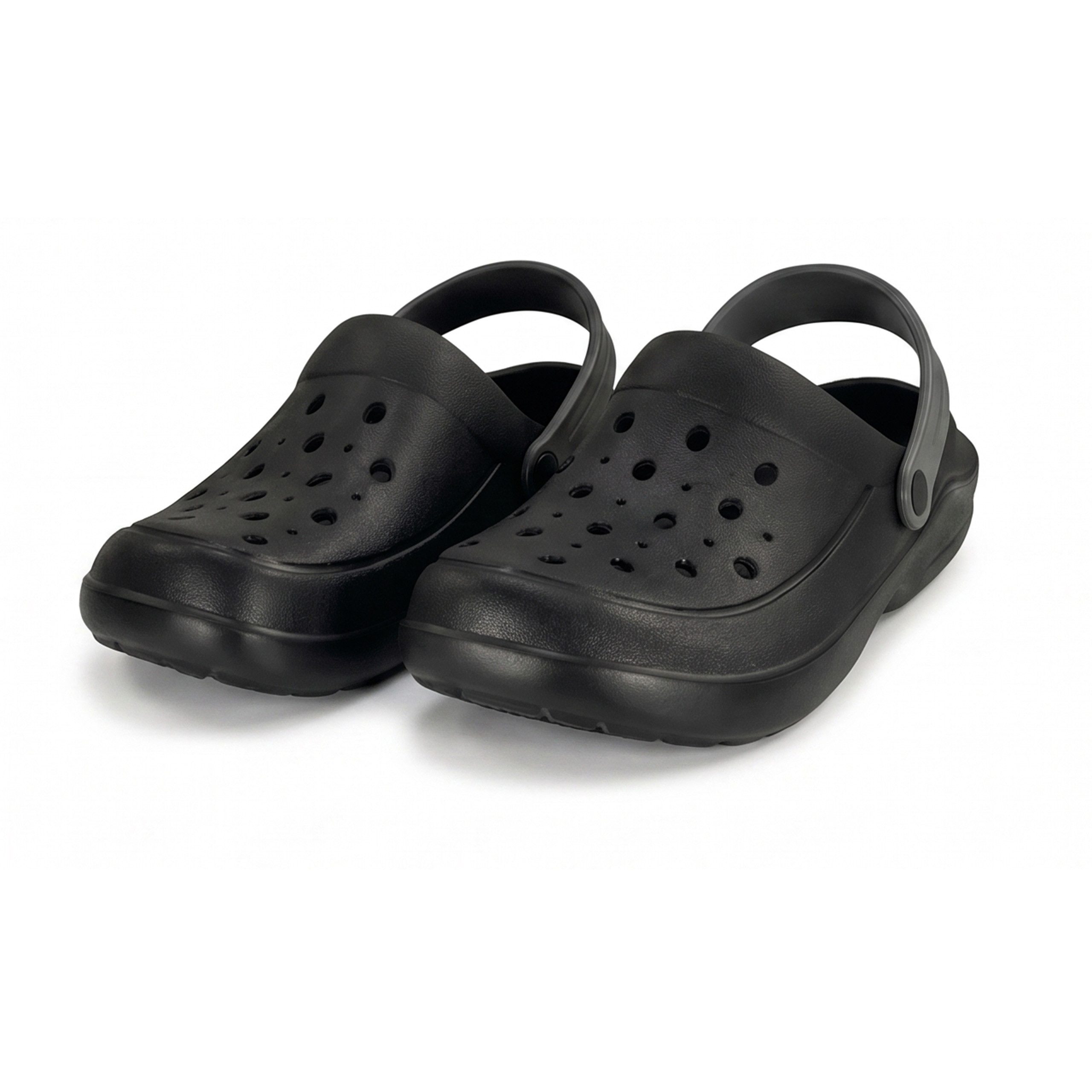 kamelshopping Clogs für Damen & Herren aus Kunststoff mit Fersenriemen Clog ideal als Gartenschuhe, Badeschuhe, Pantolette, Hausschuh etc.