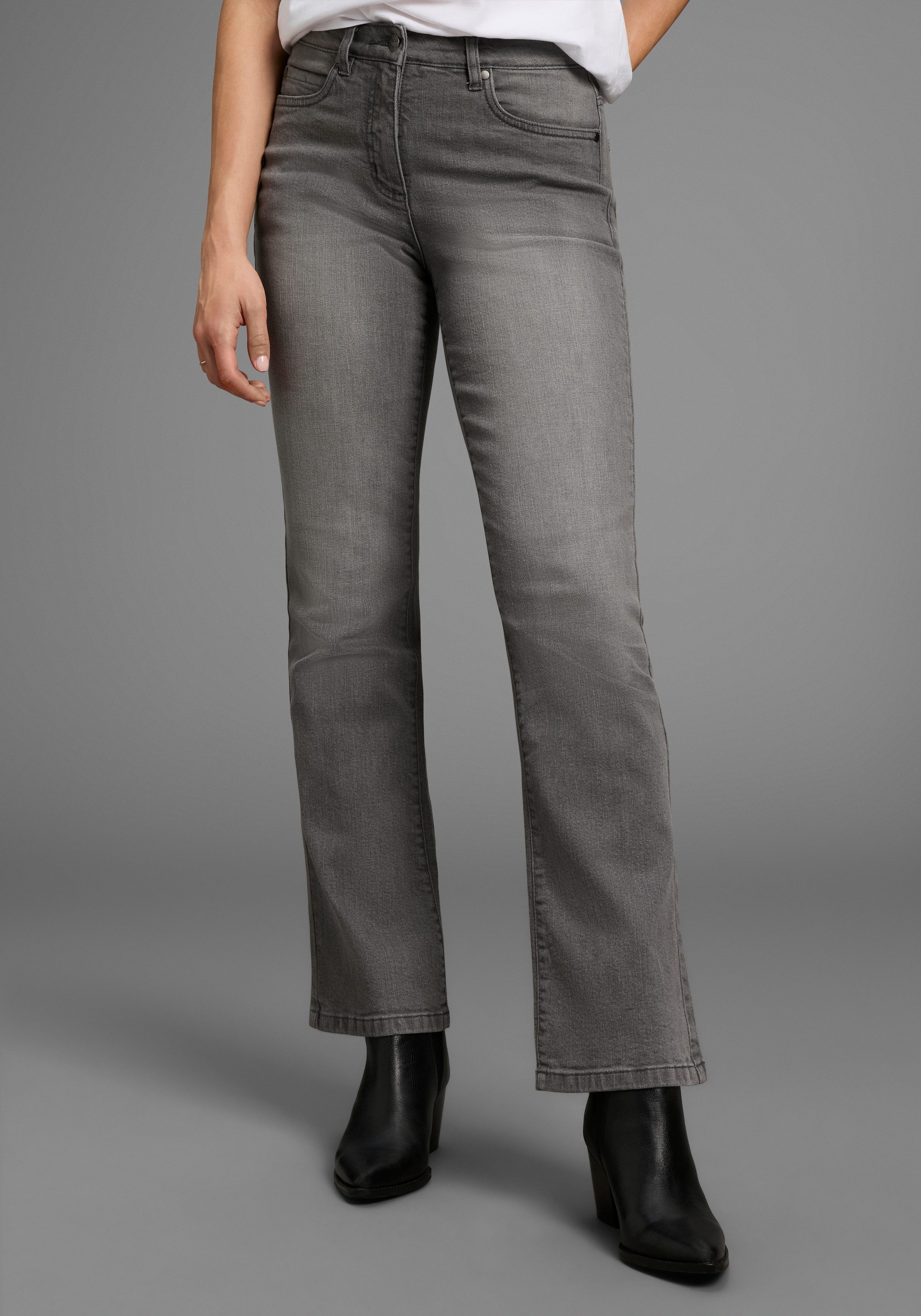 Arizona Bootcut-Jeans hohe Leibhöhe günstig online kaufen