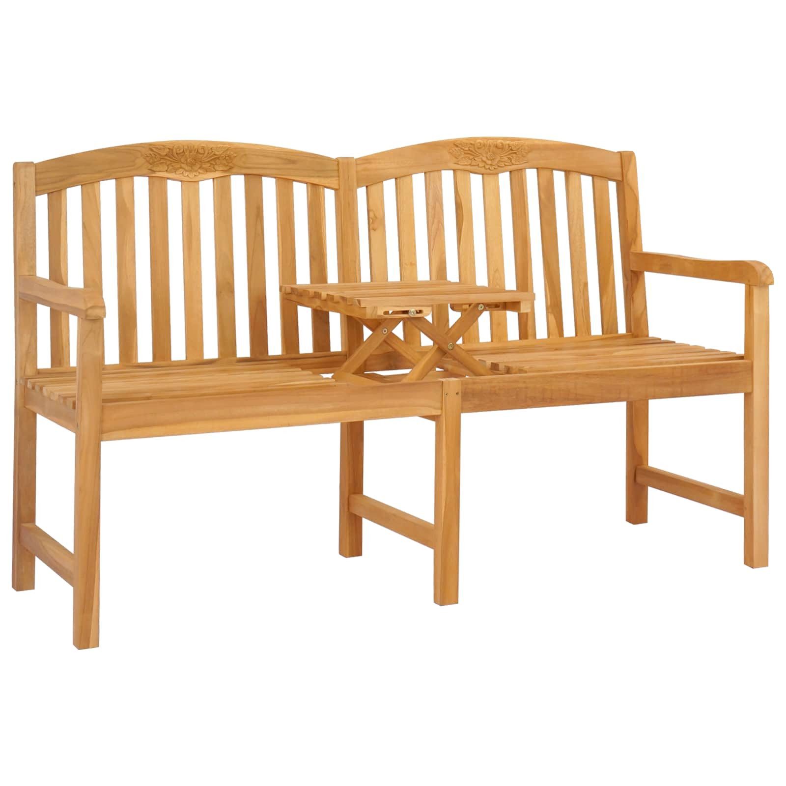 Gartenbank Handgefertigte Rosenbank 150,5 x 60 x 95 cm Massivholz