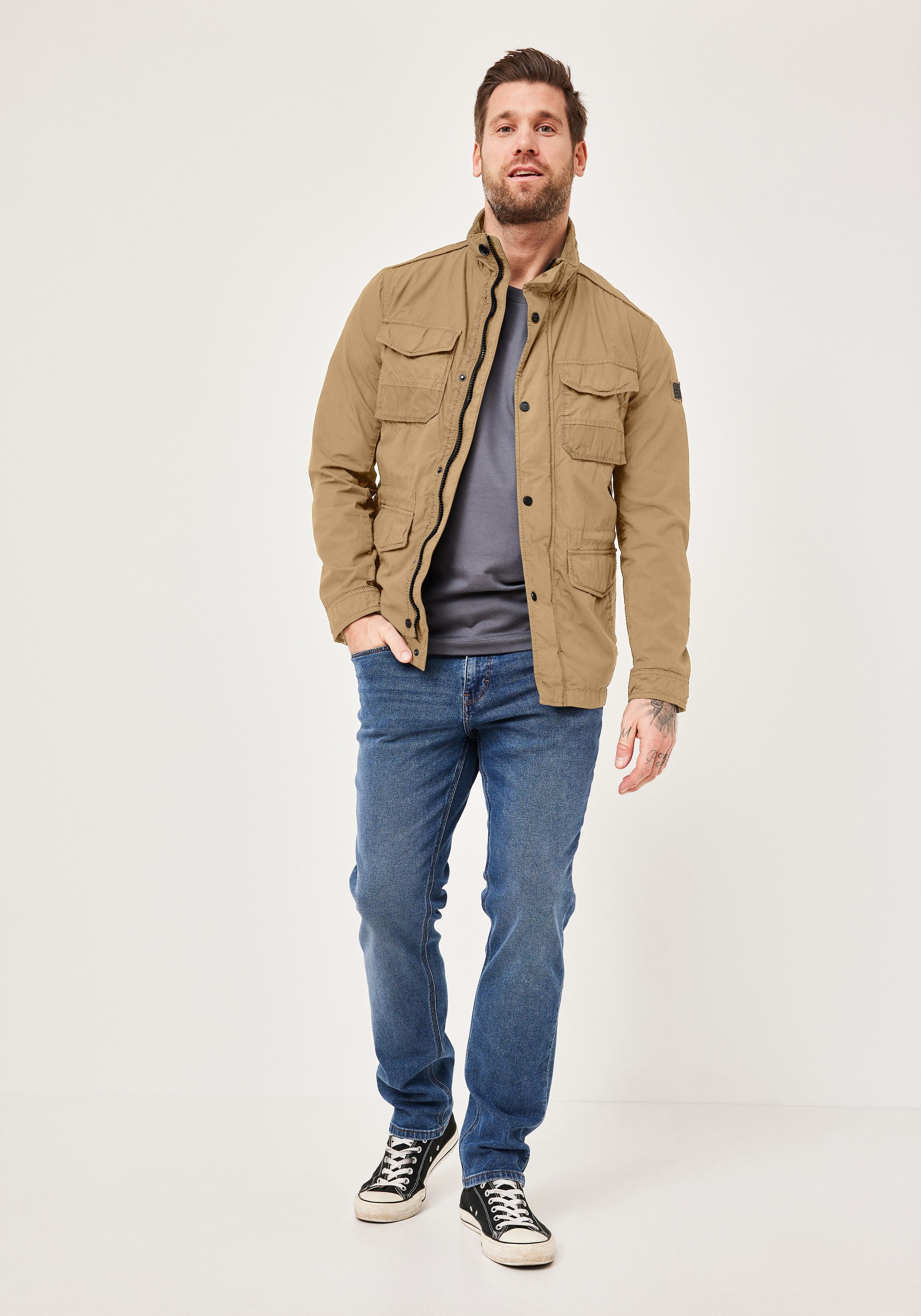 Redpoint Fieldjacket BUD 2.0 Modern Fit Fieldjacket aus reiner Baumwolle