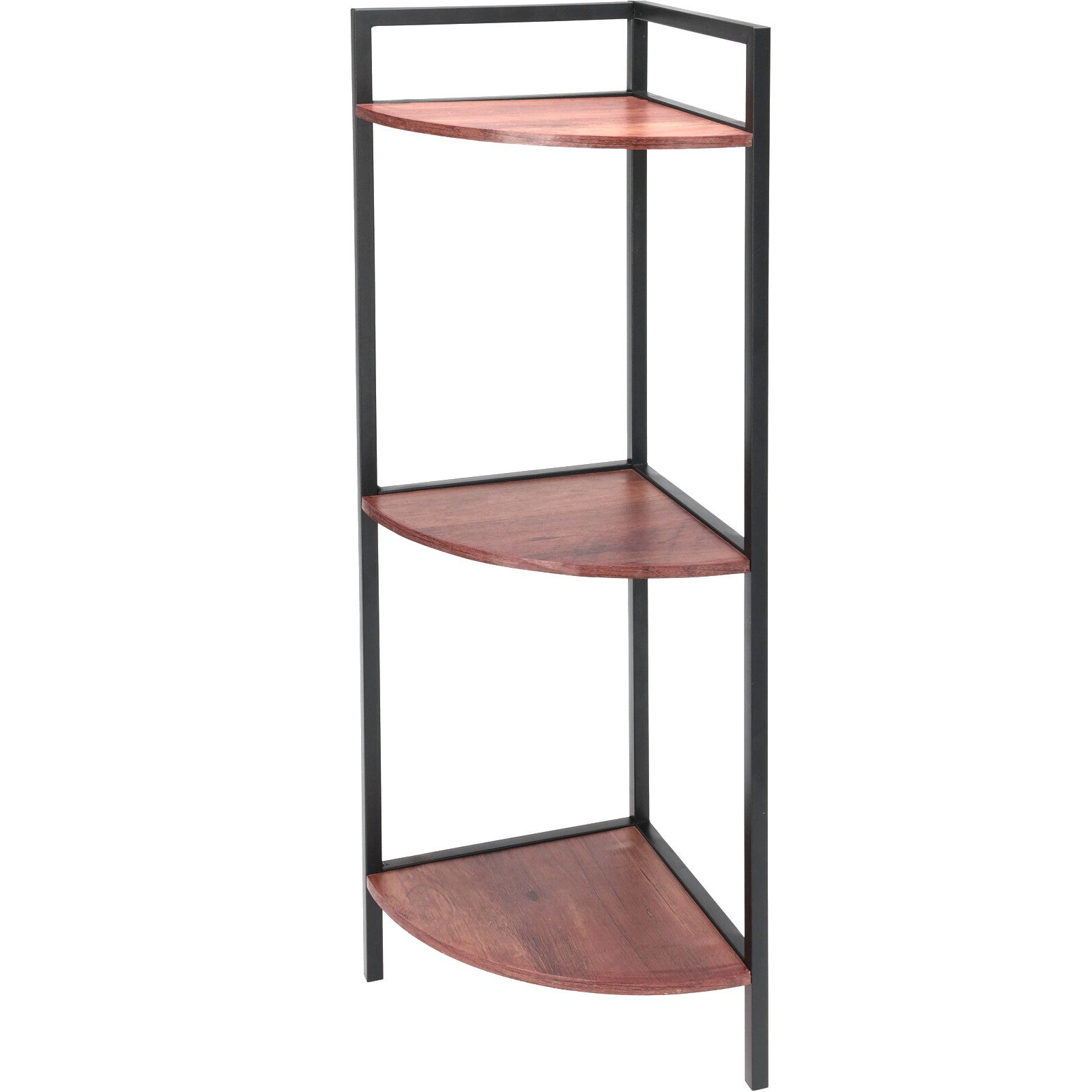 Mojawo Wandregal Eckregal Wandregal Regal Standregal Metall / Holz B23,5xH7 günstig online kaufen