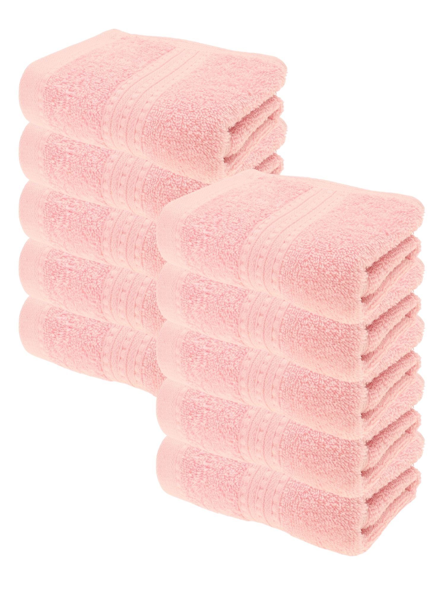 Julie Julsen Handtücher 10-Handtücher-Babyrosa, Bio-Baumwolle (10-St) günstig online kaufen