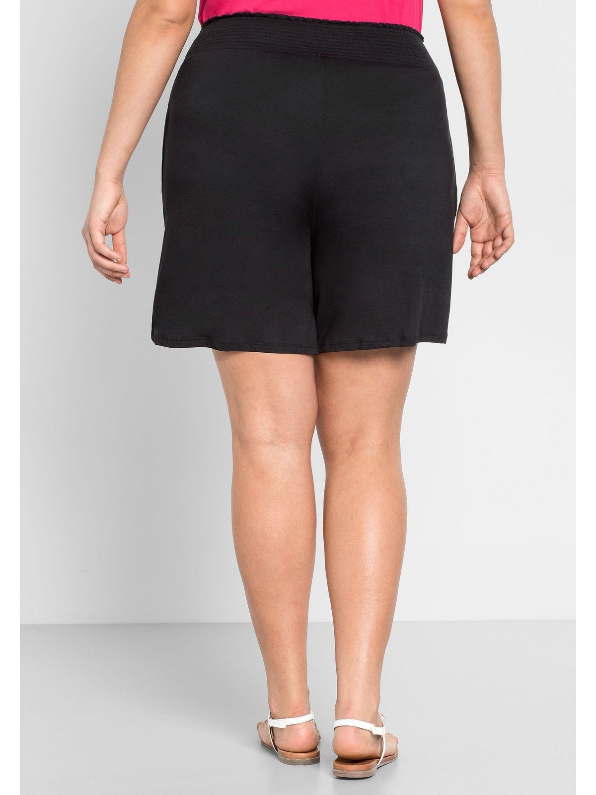 Sheego Shorts Große Größen mit Smokbund günstig online kaufen
