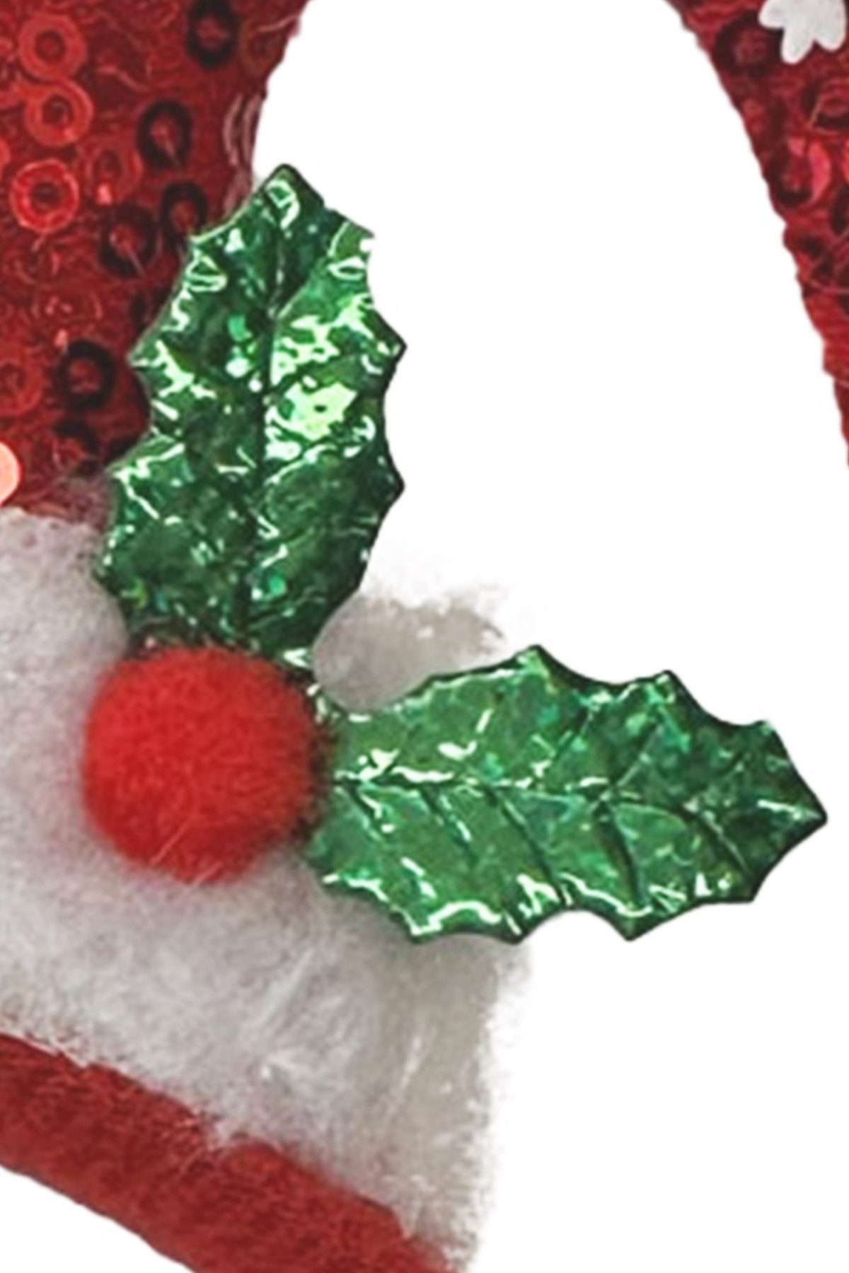 Das Kostümland Kostüm Nikolausmütze - Haarreif Weihnachtself 414027, Ro