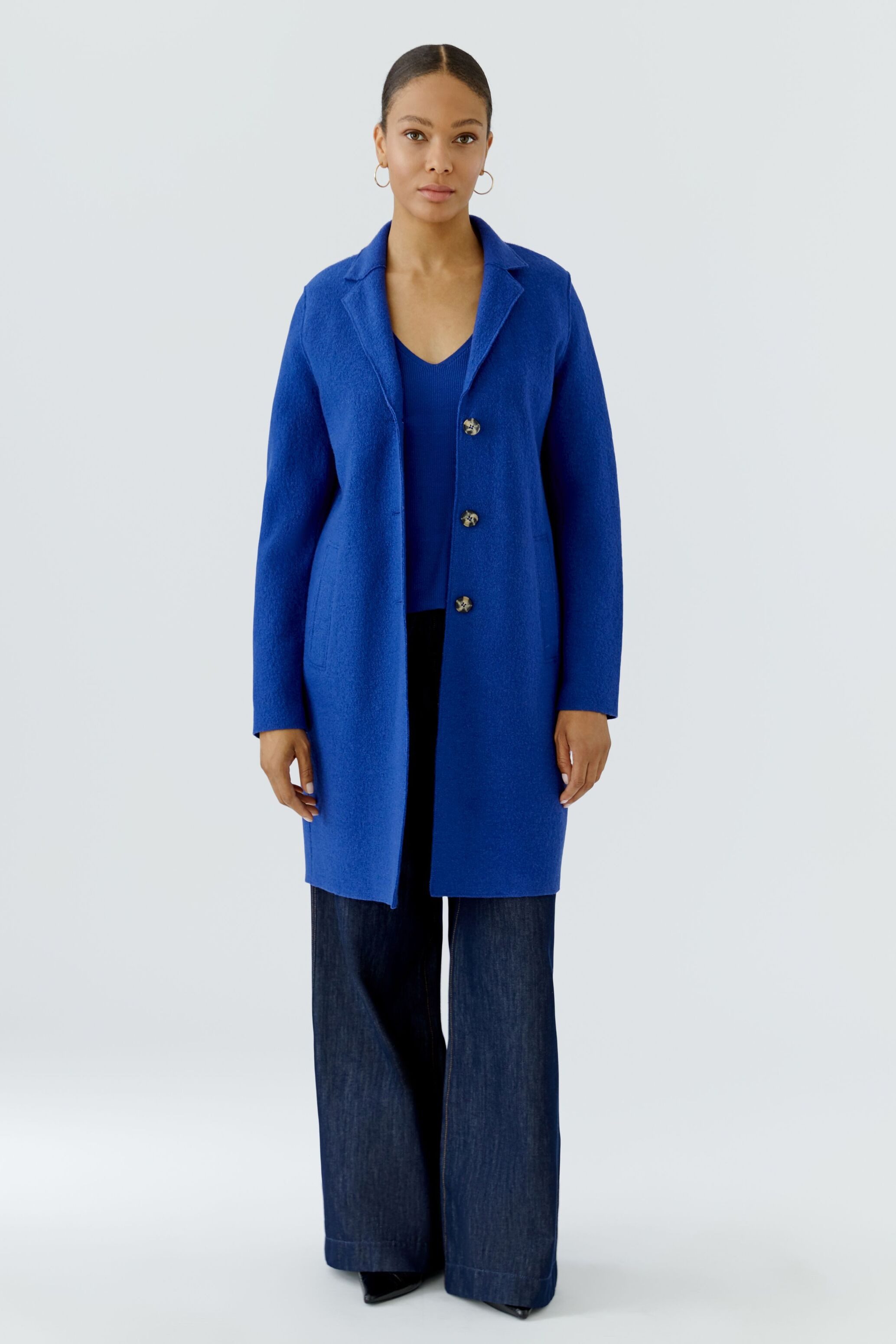 Oui Wollmantel MAYSON Boiled Wool - reine Schurwolle