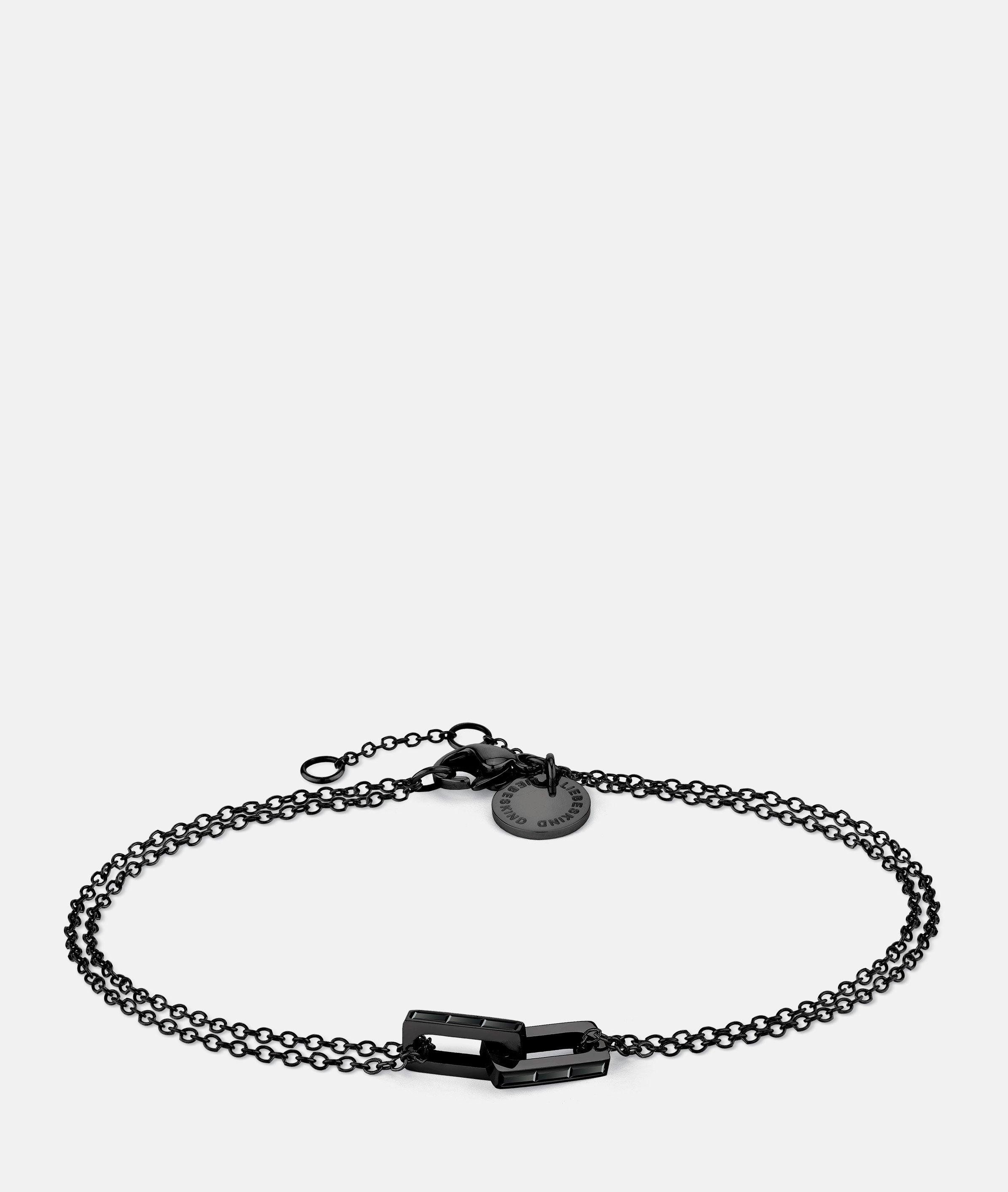 Armband Schmuck Geschenk Edelstahl Armkette The Festive Mini Link Sparkle