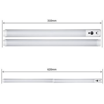 Maclean LED Unterbauleuchte MCE245, Linear LED Unterbauleuchten Fernbedienung Kaltweiß