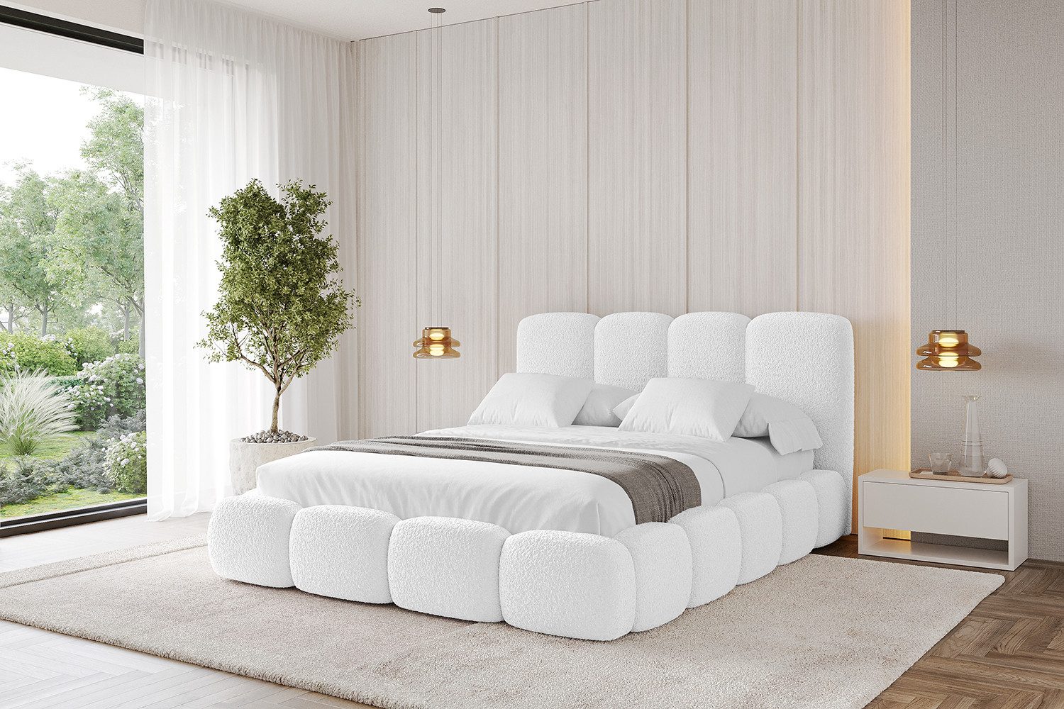 ALTDECOR Polsterbett KALA (Polsterbett mit Bettkasten günstig online kaufen
