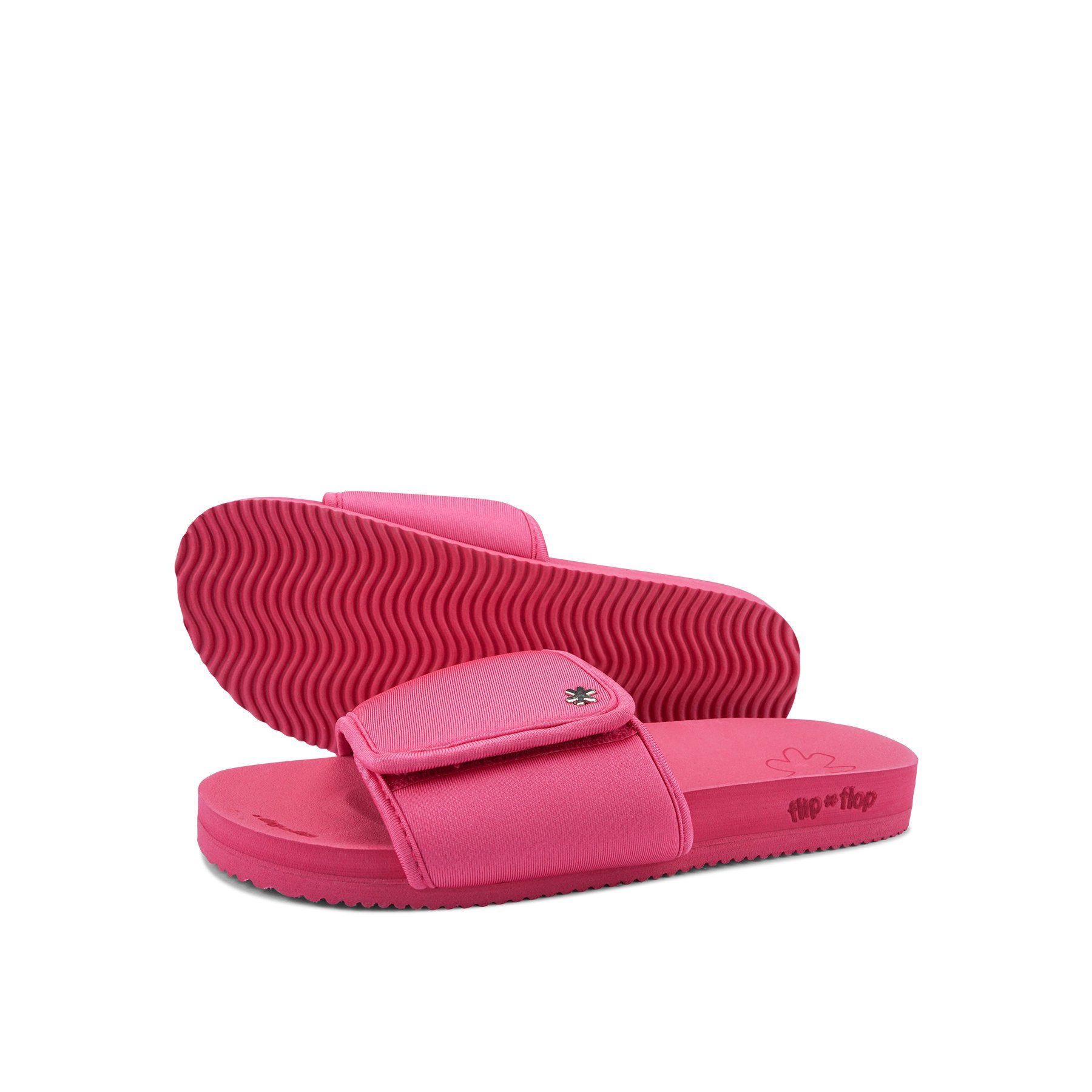 pool*velcro Sandale pink Flip Flop