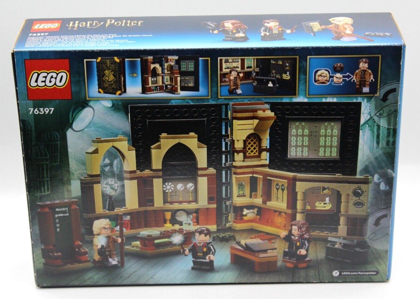 Buch, 76397 LEGO Hogwarts Moment Minifigur (Set, Potter Verwandelbare St), 257 Konstruktionsspielsteine LEGO® Harry Verteidigungsunterricht