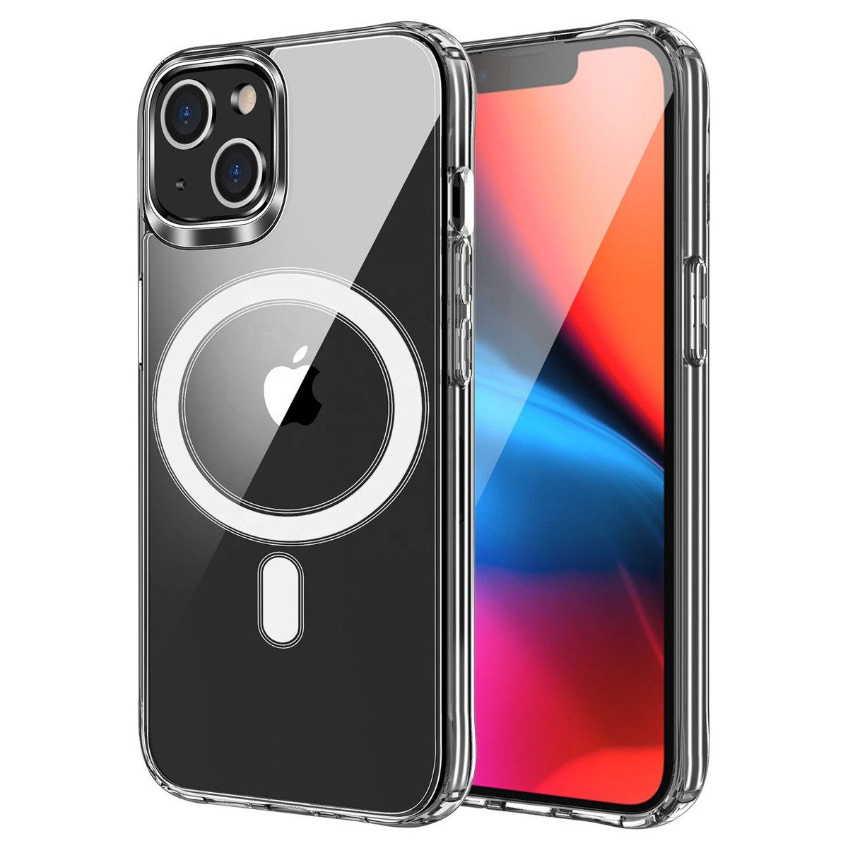 Wozinsky Bumper - Clear Handyhülle mit MagSafe-kompatiblem Magnetring für iPhone 16e, zuverlässigen Schutz im Alltag