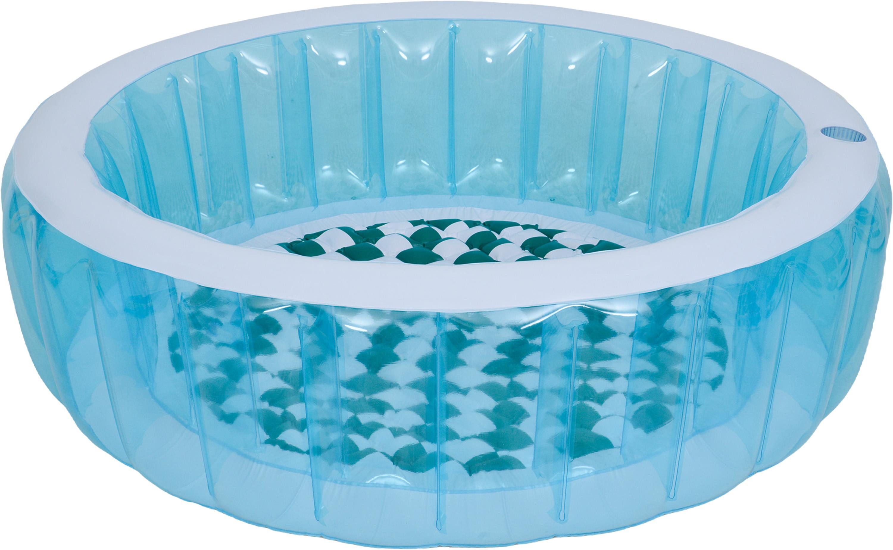SunClub Planschbecken Kinderpool 150x46 cm, (Einzelpack, 1-tlg., aufblasbares Kinderbecken), Pool mit Gitterdesign