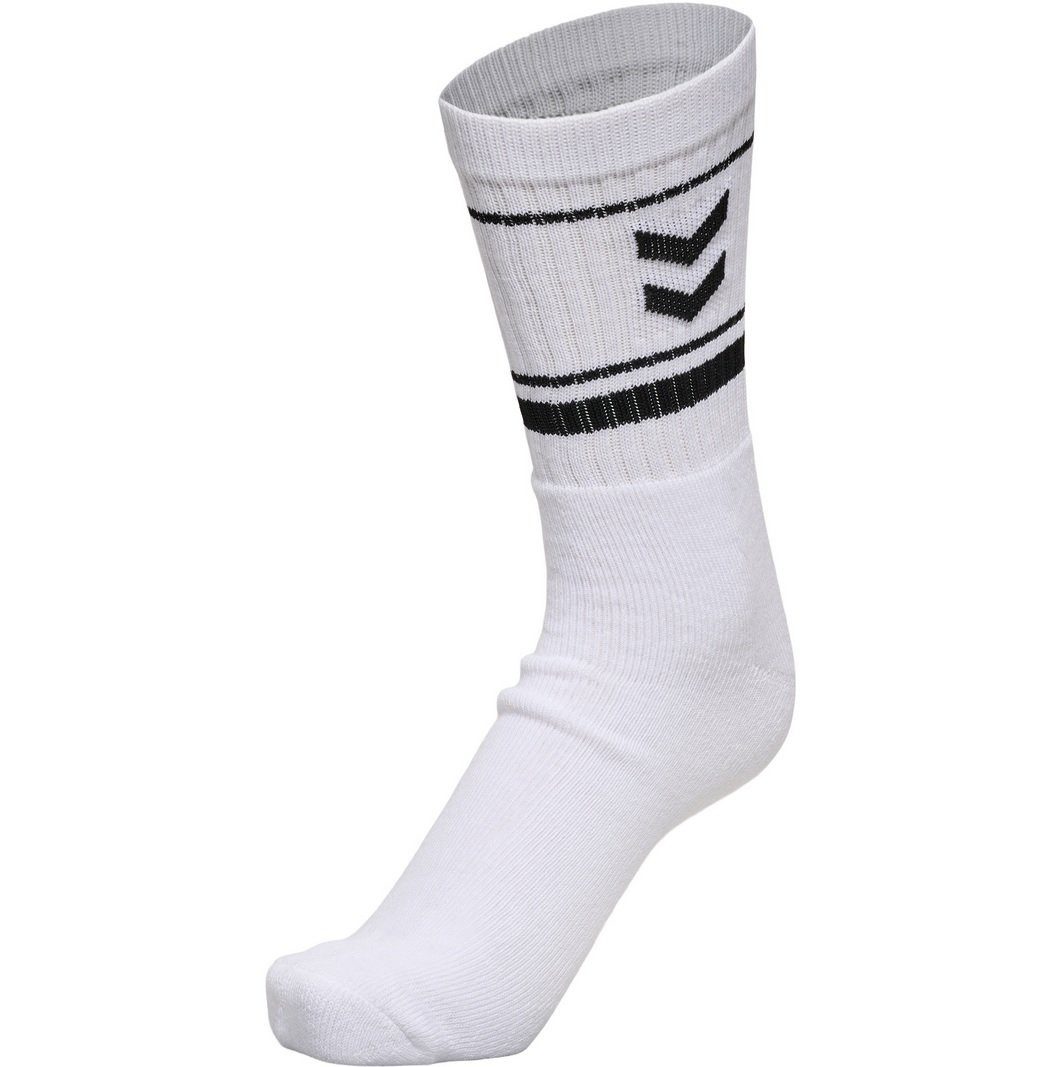 hummel Sportsocken hmlSTRIPE Crew weiss/schwarz - 3 Paar günstig online kaufen