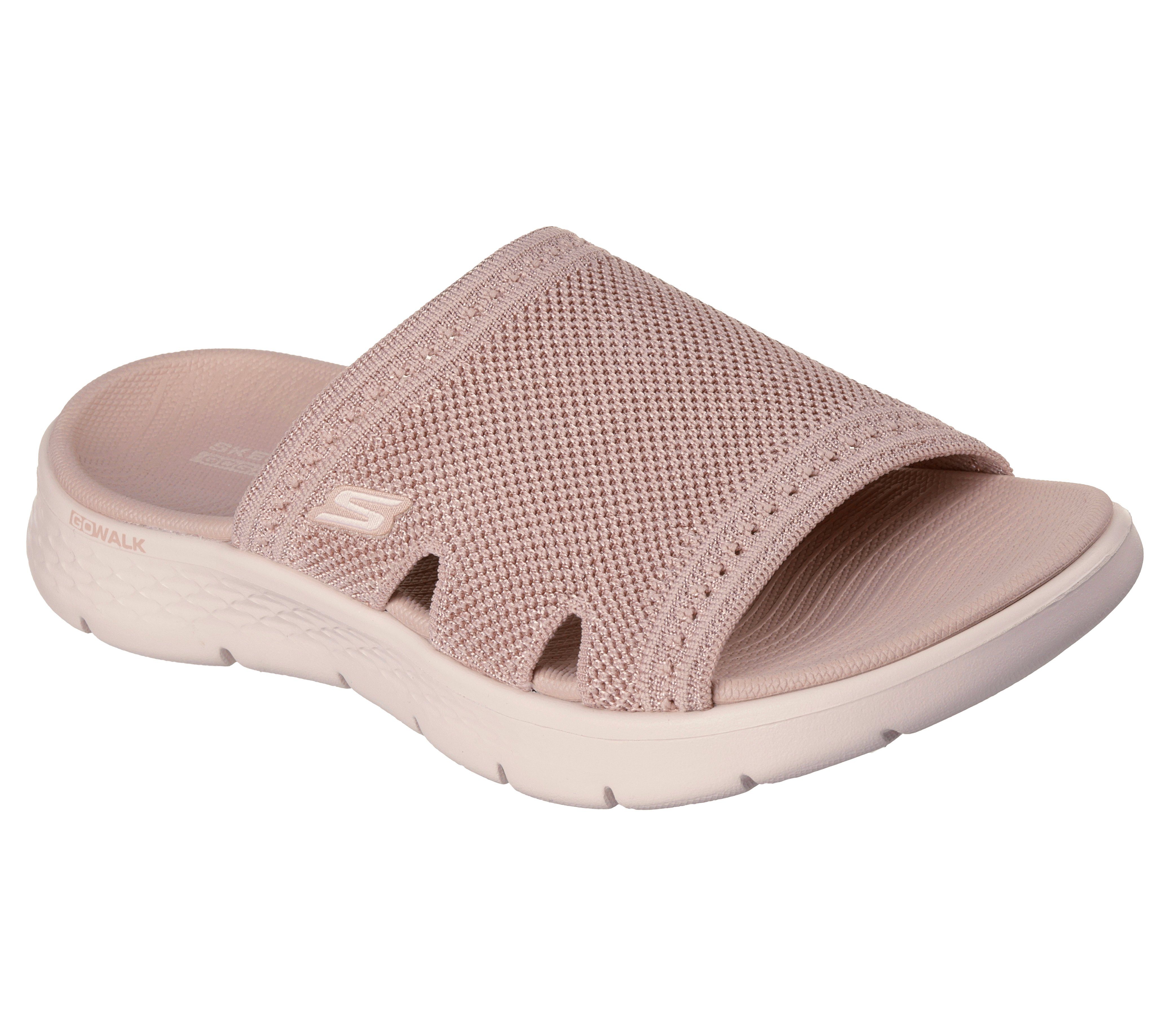 Skechers GO WALK FLEX SANDAL- Pantolette Sommerschuh, Strandschuh, Urlaubsschuh, Sandale mit Komfortfußbett