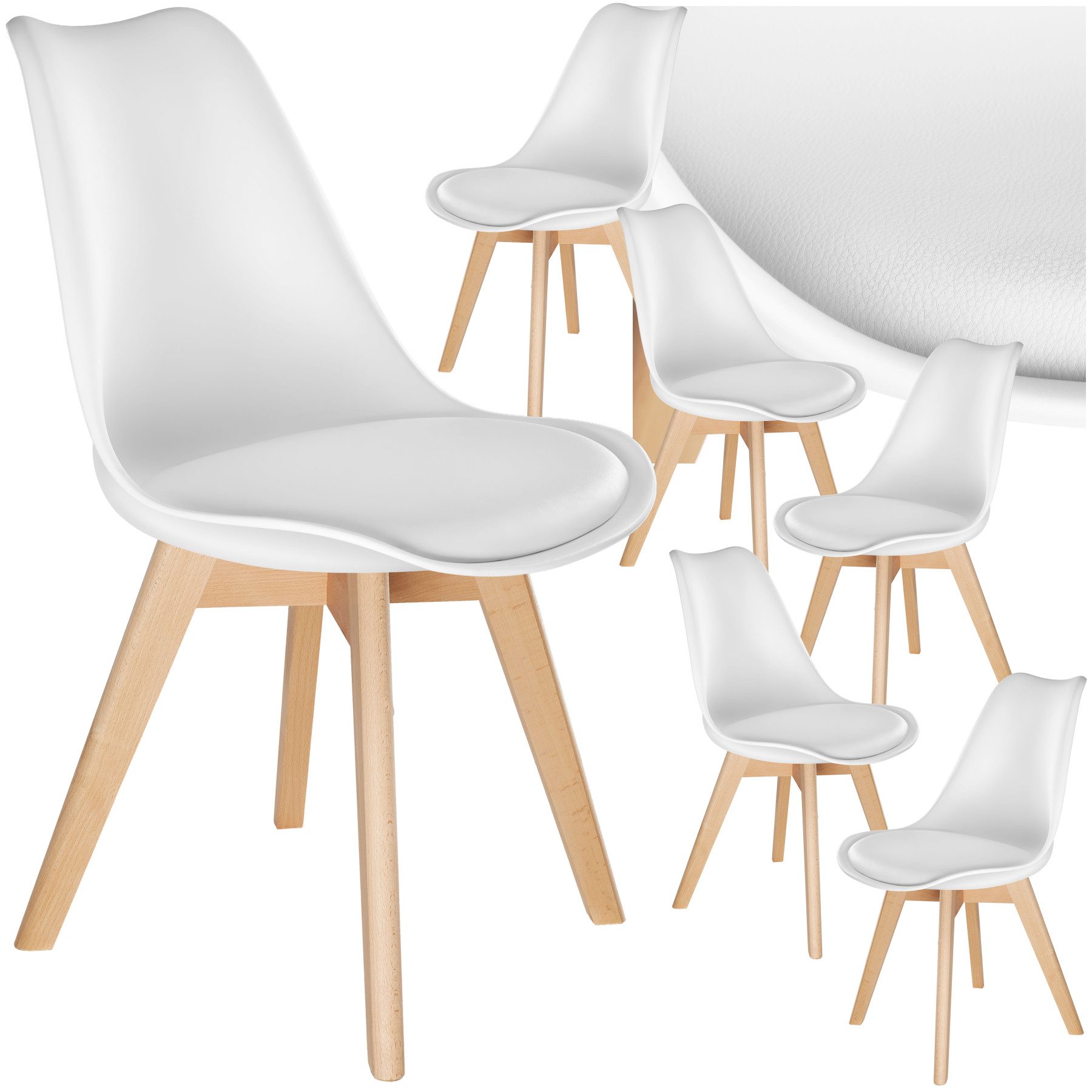 tectake Esszimmerstuhl Set Esszimmerstuhl (Set, 6 günstig online kaufen