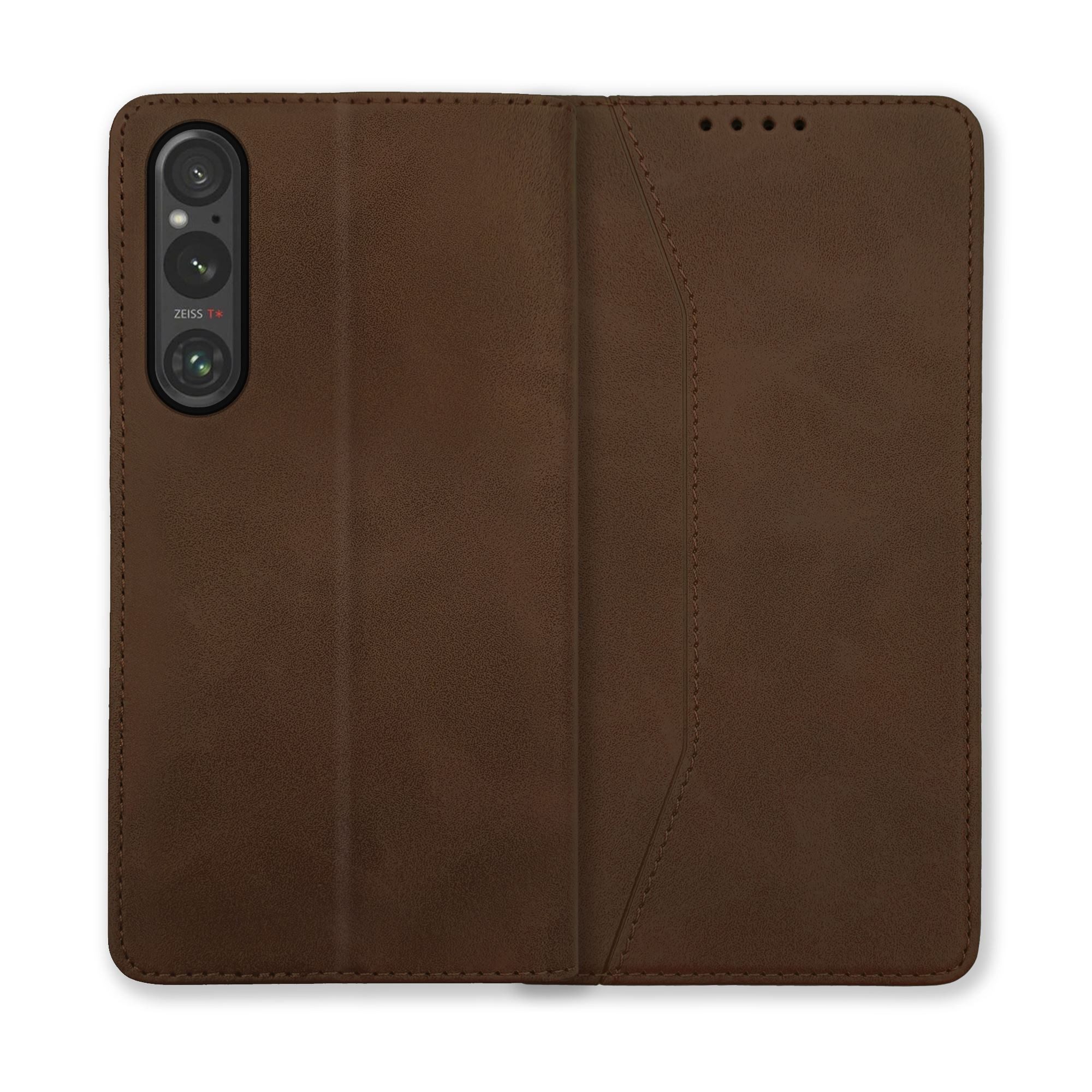 mtb more energy Smartphone-Hülle Premium für Sony Xperia 1 V, Braun