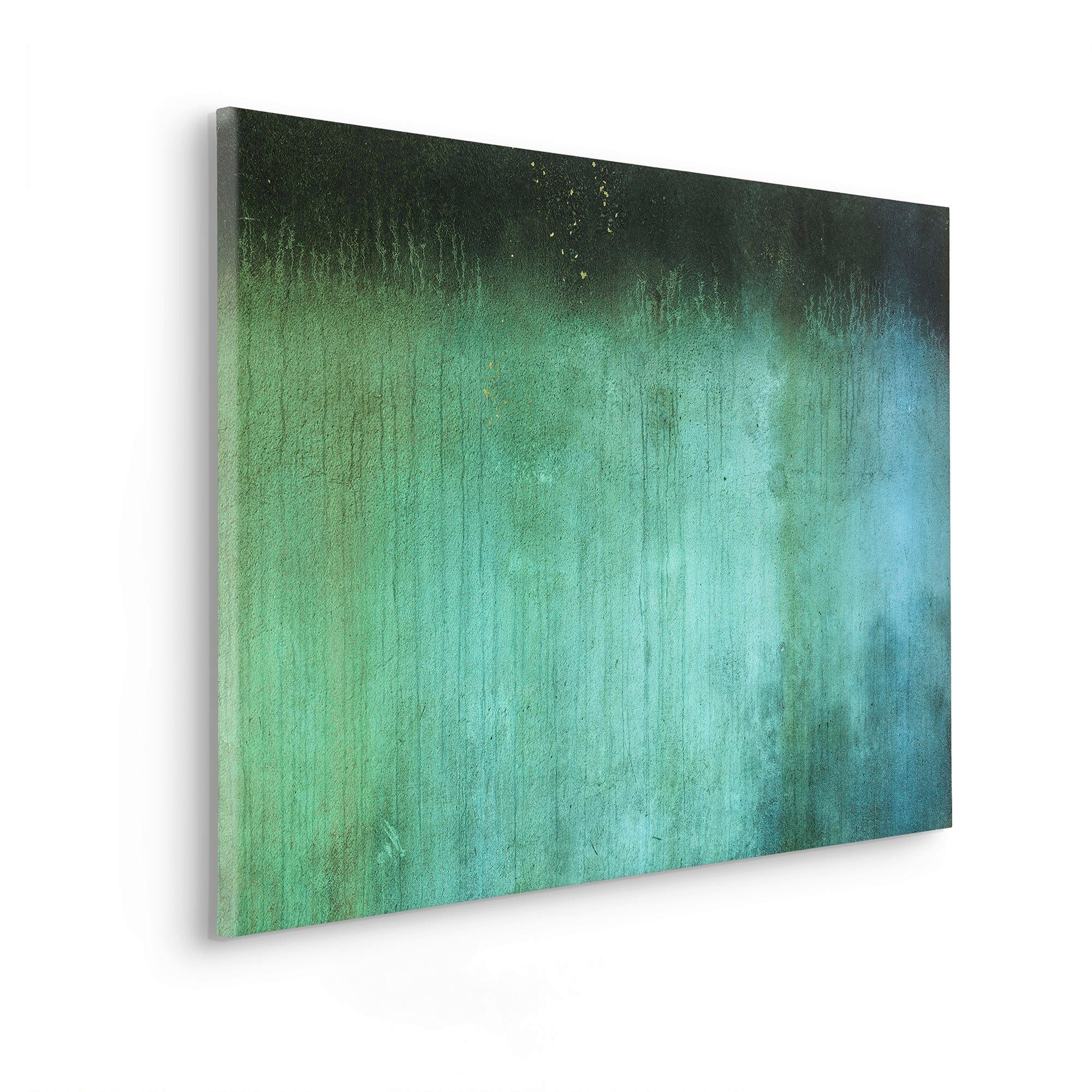 Komar Leinwandbild Tapete XVI - Größe 90 x 60 cm, Baum, Berge, Blumen, Blätter, Foto, Jahreszeiten, Landschaft, Meer, Natur, Palmen, Strand (Packung, 1 St), Keilrahmenbild mi Echtholzrahmen