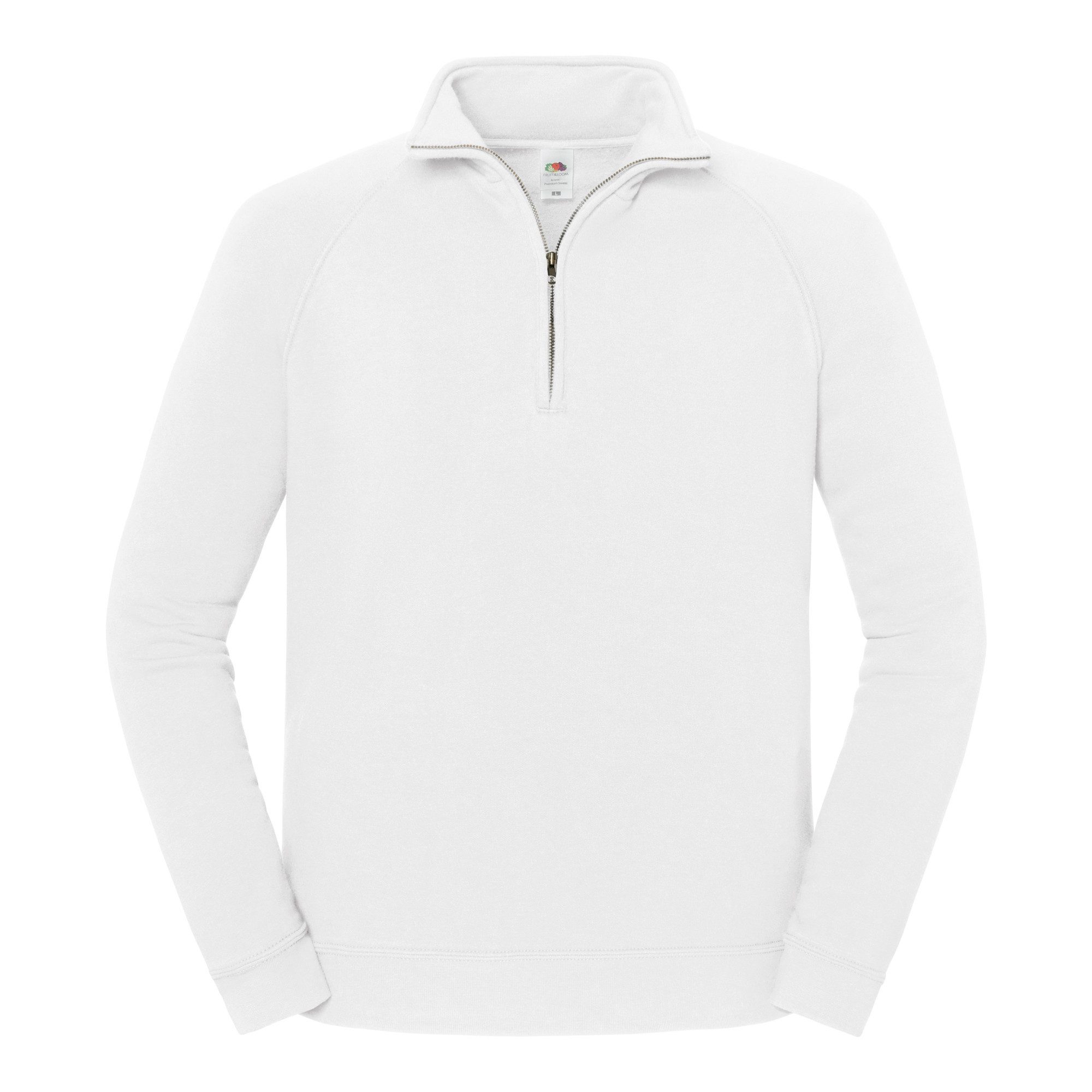 Fruit of the Loom Sweatshirt Iconic Premium Zip Neck Sweat