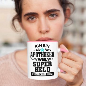 Trendation Tasse Trendation - Apotheker Tasse Geschenk Kaffeetasse Kaffeetasse Bester Apotheker Pharmazeut Arzneikundiger Spruch Lustig