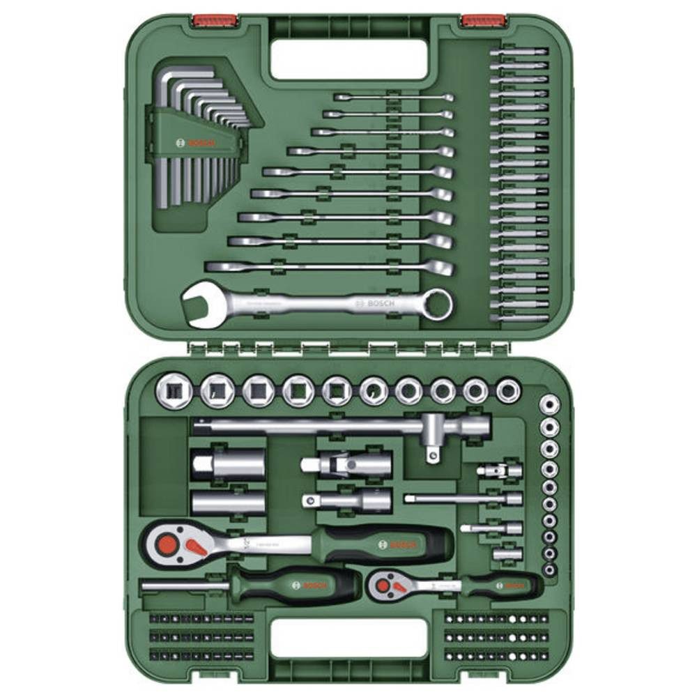 Bosch Home & Garden Werkzeugset Handwerkzeuge Advanced Werkzeugkoffer 132-teilig 1600A02Z9B