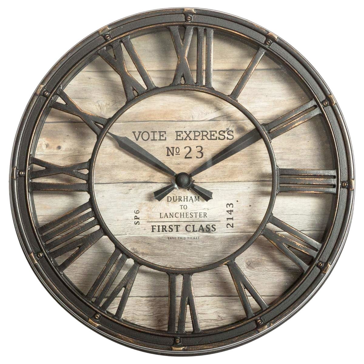 Atmosphera Créateur d'intérieur Wanduhr Wanduhr VOIE EXPRESS, Ø 21 cm