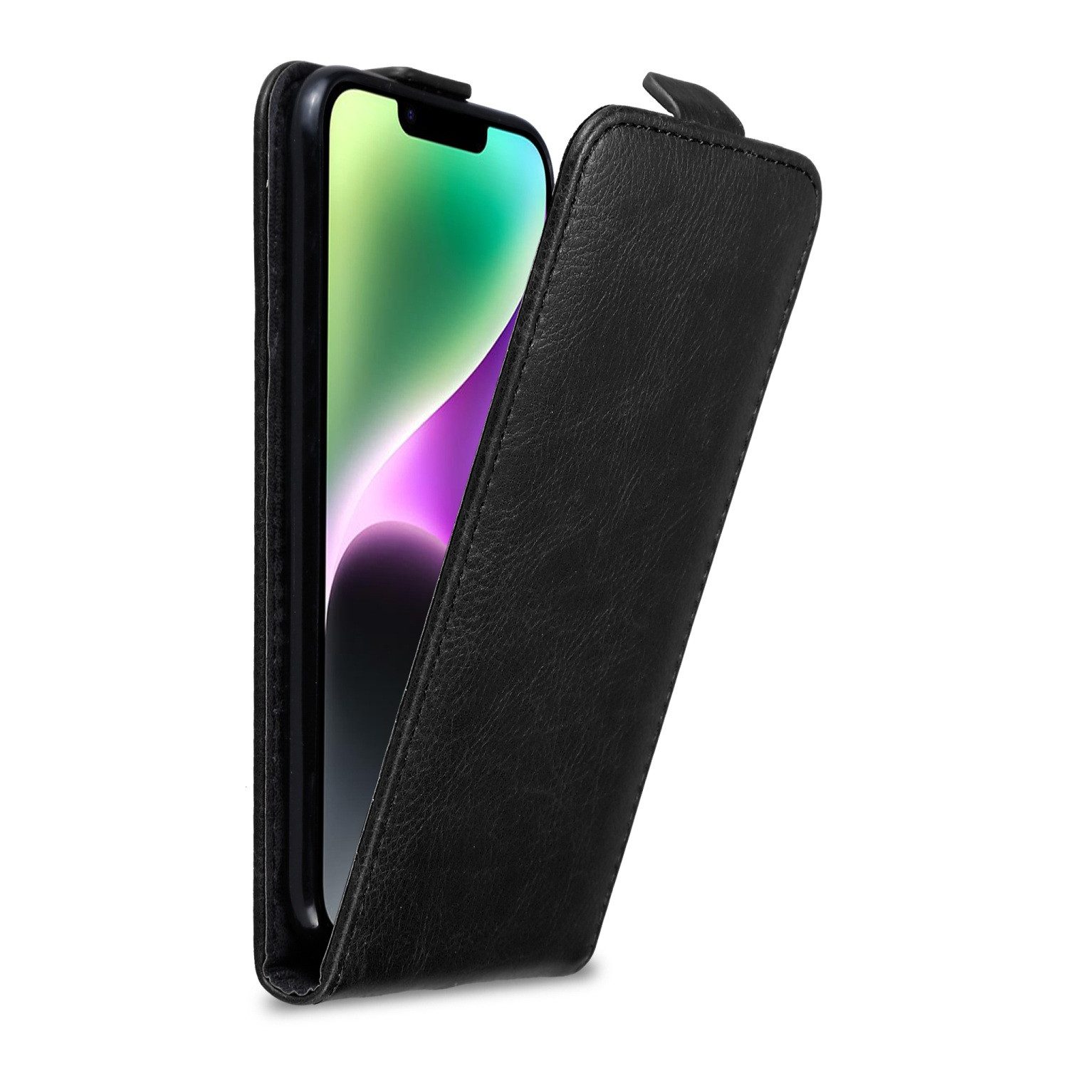 Cadorabo Handyhülle für iPhone 14 Hülle Apple iPhone 14, Handy Schutzhülle, Klappbare Hülle, Kunstleder mit Magnetverschluss