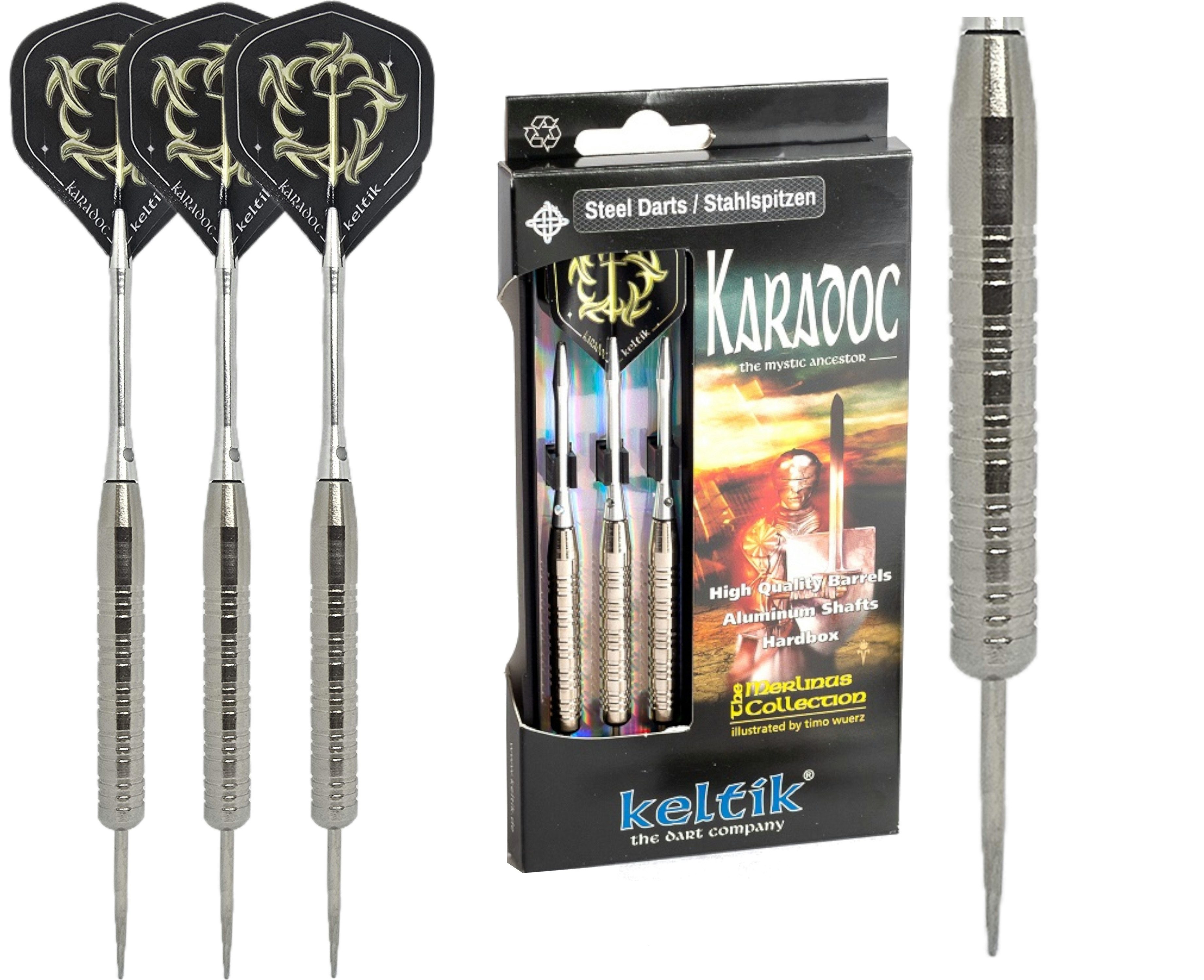 Dartpfeil Steeldart Steel Dart Pfeile Keltik Karadoc in 20g + 23g