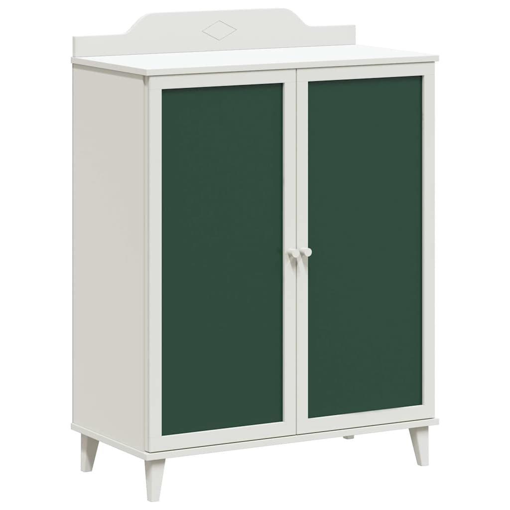 vidaXL Sideboard Kreative Aufbewahrung für Kinder ROROS Weiß 80 x 40 x 110 cm (1 St)