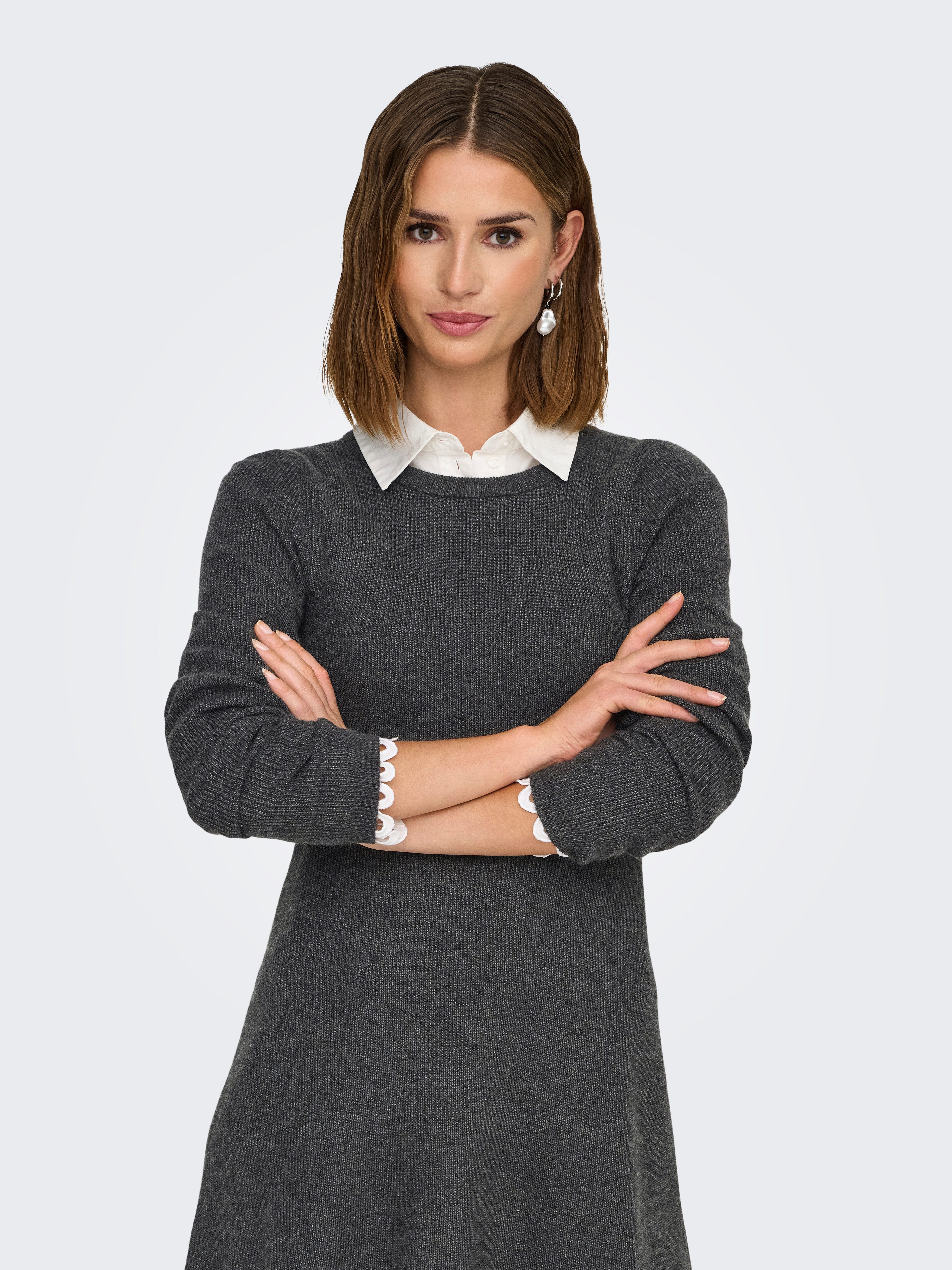 ONLY Midikleid ONLLATIA LS DRESS EX günstig online kaufen