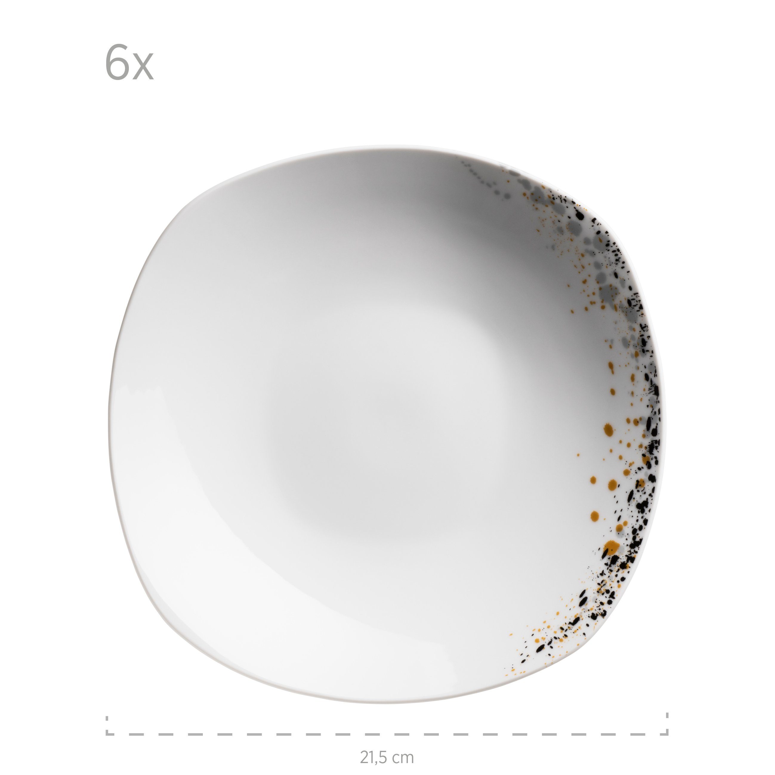 MÄSER Tafelservice Space Dust (18-tlg), 6 Personen, Porzellan