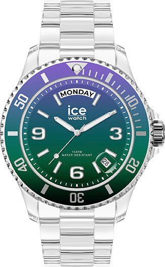 ice-watch Quarzuhr ICE clear sunset green - Purple - DAYDATE, 021433 Medium 