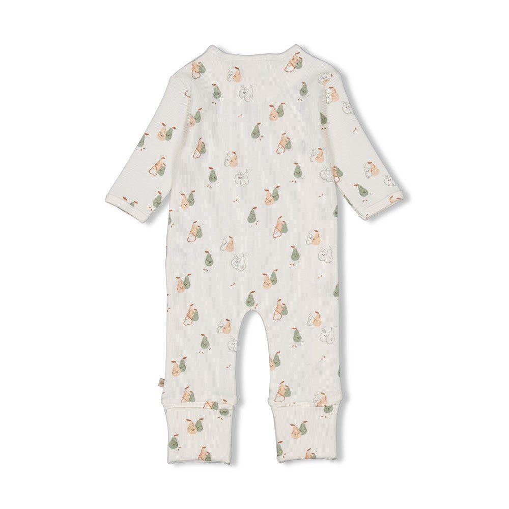 Feetje Pyjama Feetje Baby Strampler Strampelanzug Schlafanzug Krempelfuß Birnen (1 tlg)