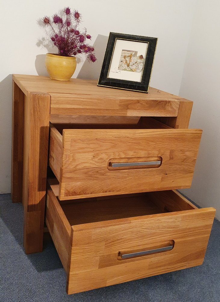 bv-vertrieb Nachtschrank Nachtkonsole Wildeiche Nachtschrank (4328) günstig online kaufen