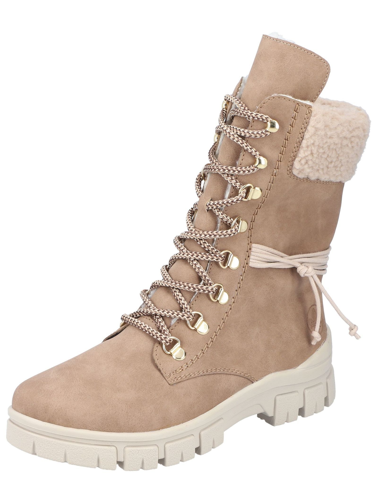 Rieker Rieker Stiefelette Lederimitat/Textil Schnürstiefelette