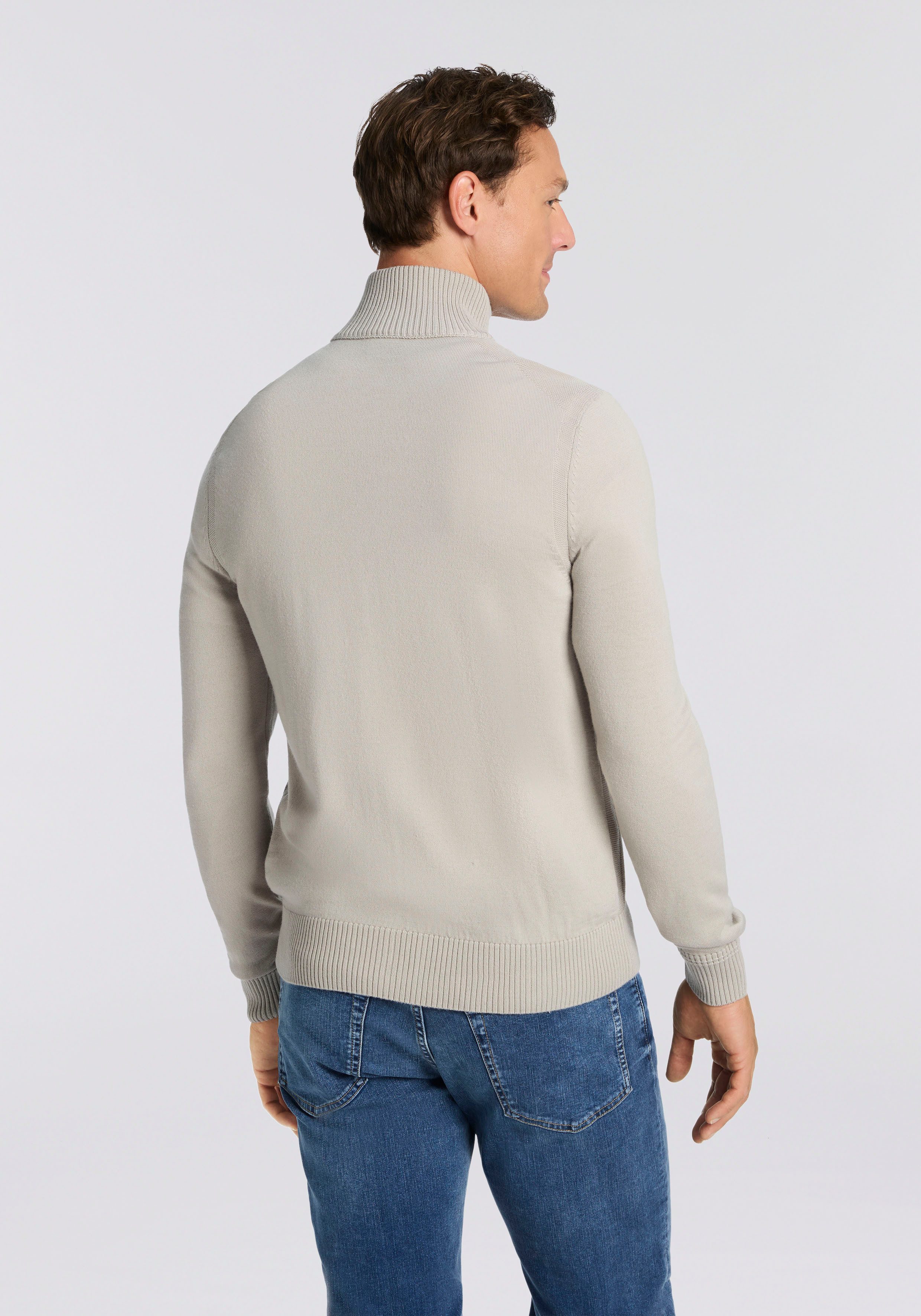 BOSS ORANGE Strickjacke Avac mit Logostickerei auf der Brust günstig online kaufen