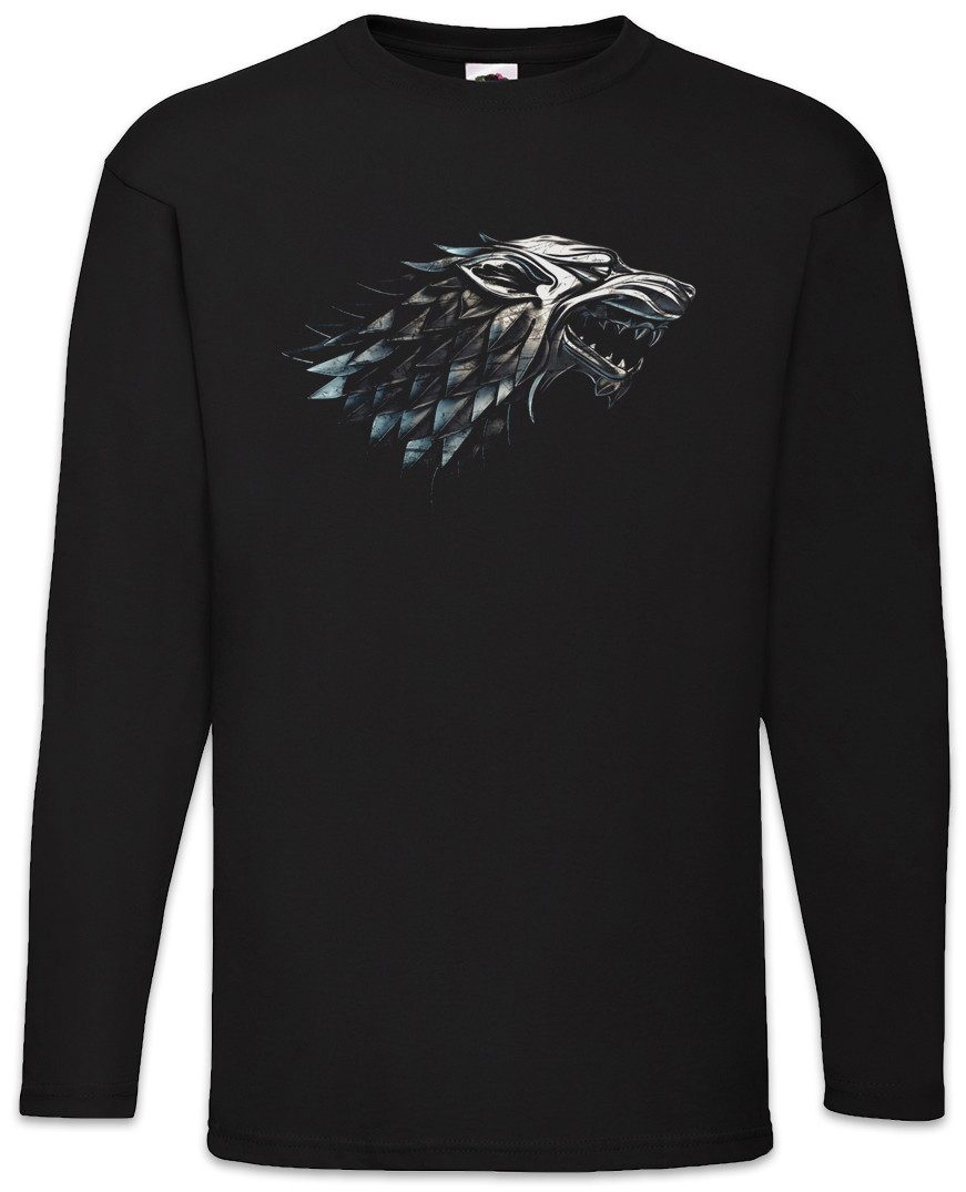 Urban Backwoods Langarmshirt Winter Wolf Langarm T-Shirt House Stark Targaryen Game Of Lannister (1-tlg) Series Larp Thrones House