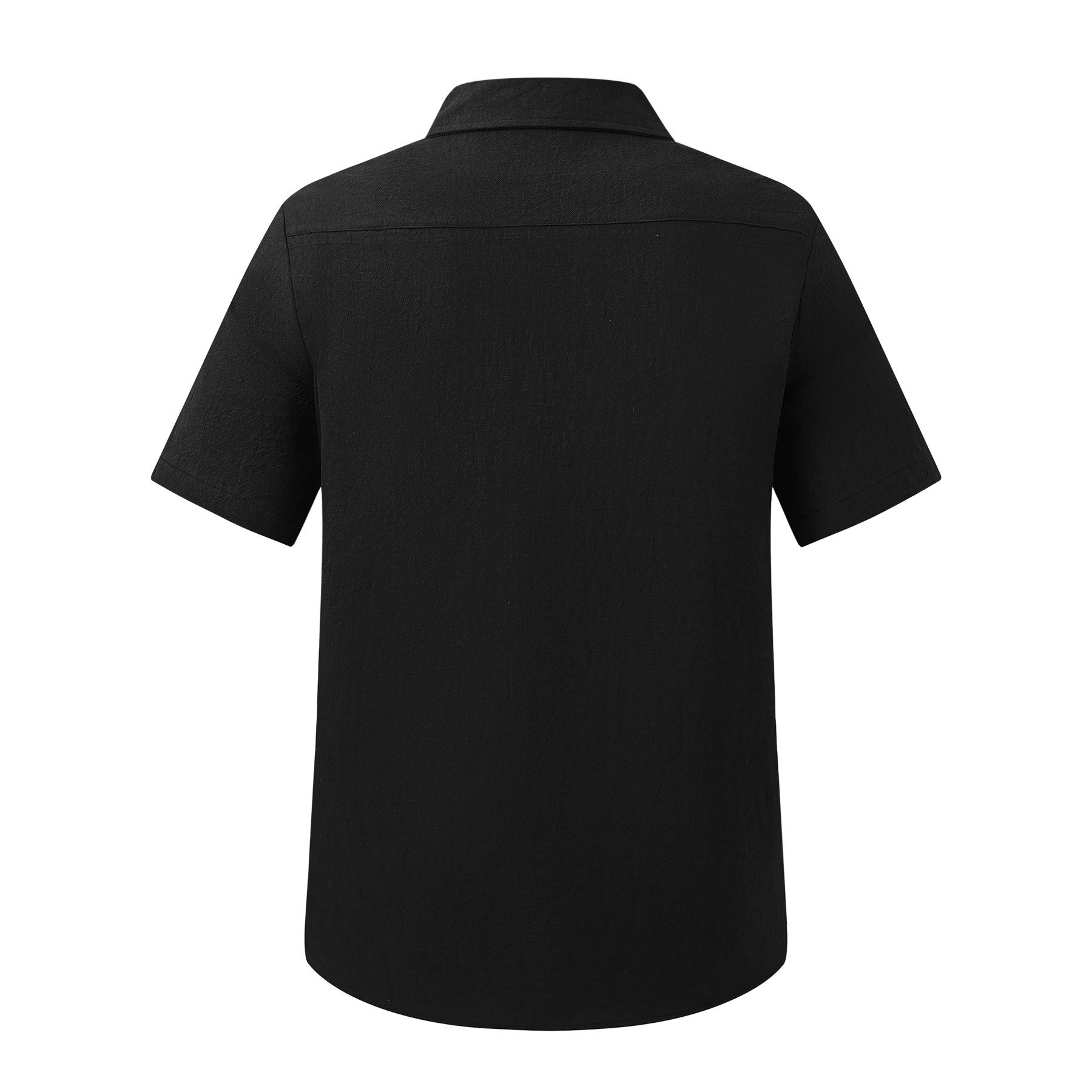 Allthemen Kurzarmhemd Herren Vintage Kubanerkragen Kurzarmhemd Freizeithemd lockerer