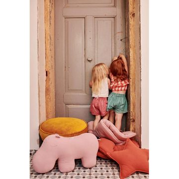 Betty's Home Kuscheltier Kissen Hippo Brick Rot (63cm)
