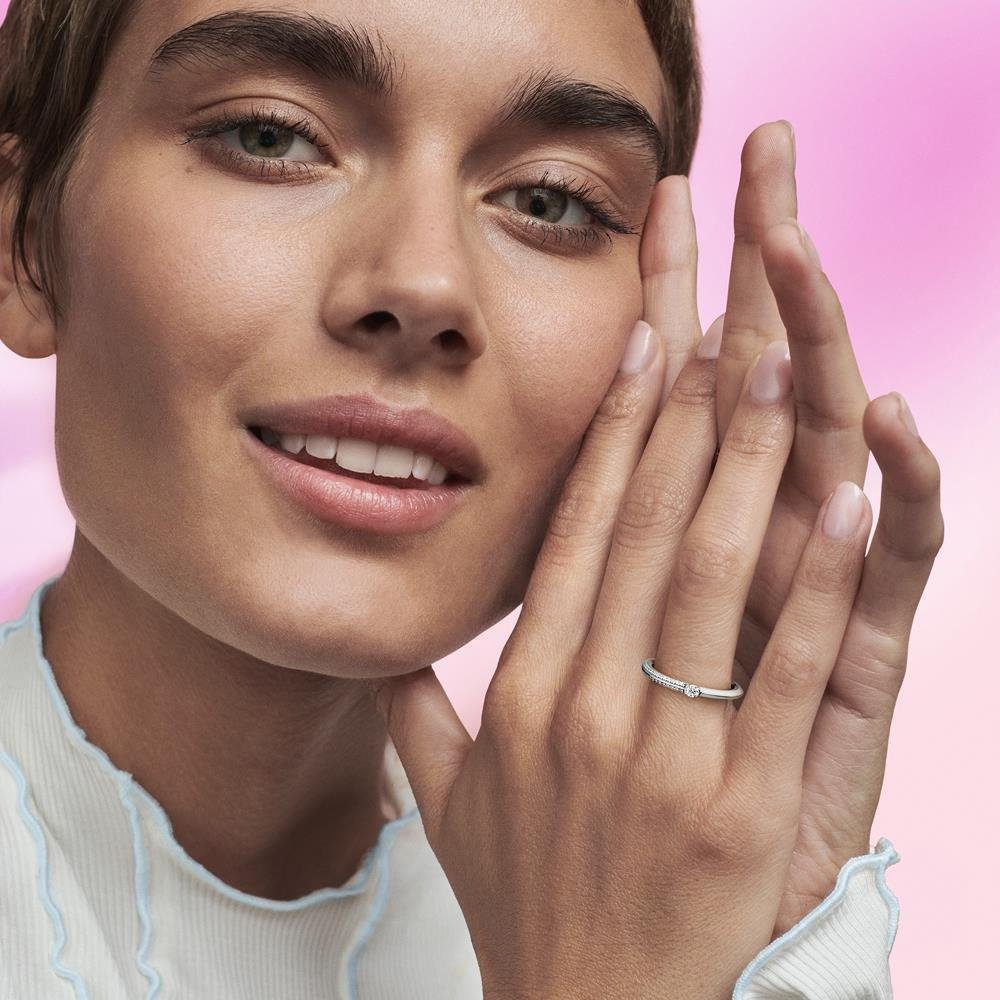 Pandora Fingerring ME Ring für Damen aus 925er Sterlingsilber mit Zirkonia günstig online kaufen