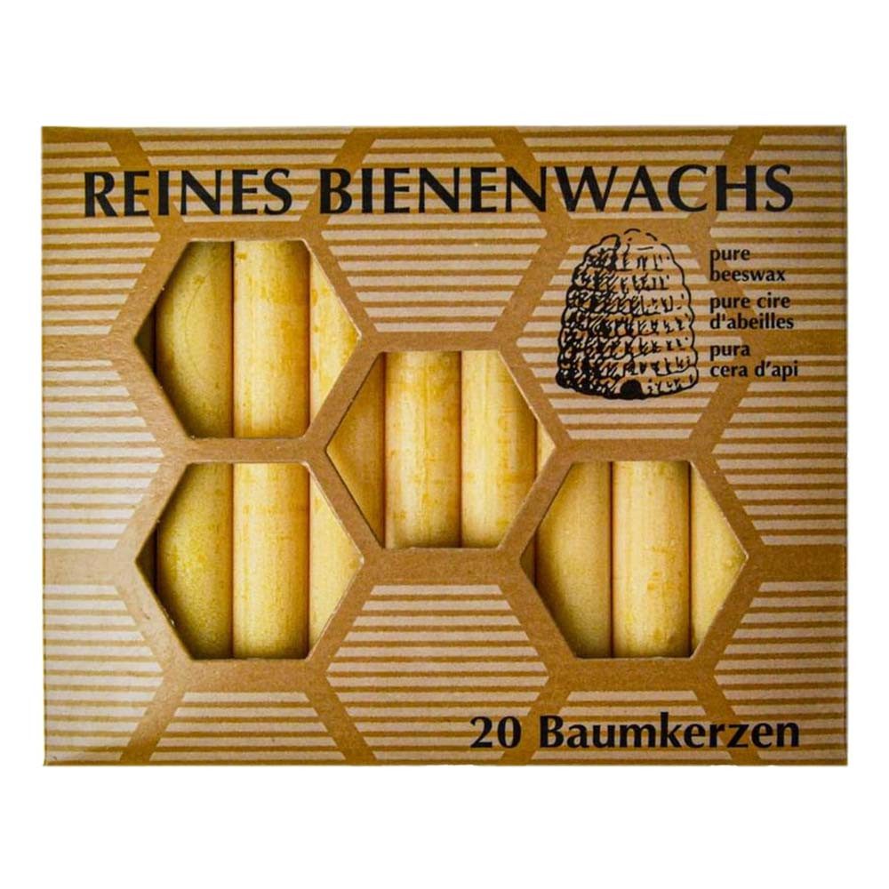 Hahn Kerzenfarm Formkerze Bienenwachs - Baumkerze 20Stk günstig online kaufen