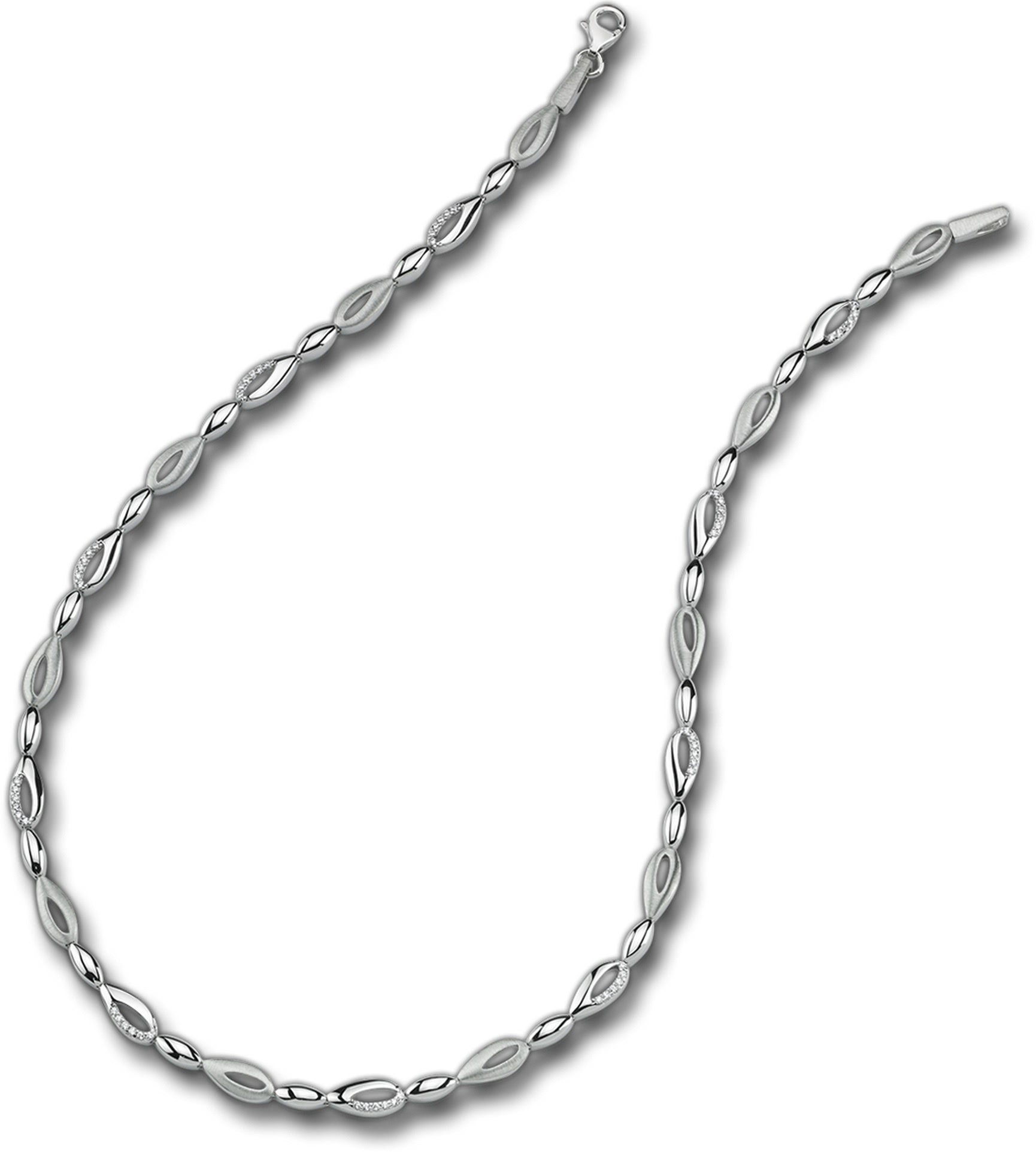 Balia Collier Balia Collier Damen (Collier), 925 Damen mattiert Halsketten ca. 45cm, Silber(Tropfen) für Sterling Colliers