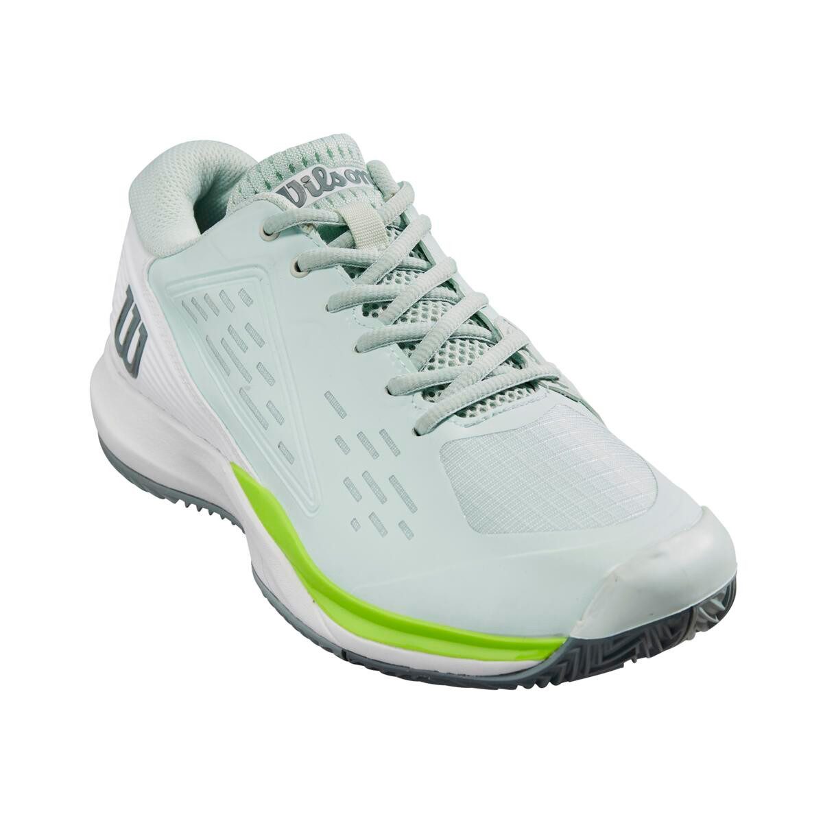 Rush Pro Ace Clay/Sandplatz 2024 opalblau/weiss Damen Tennisschuh