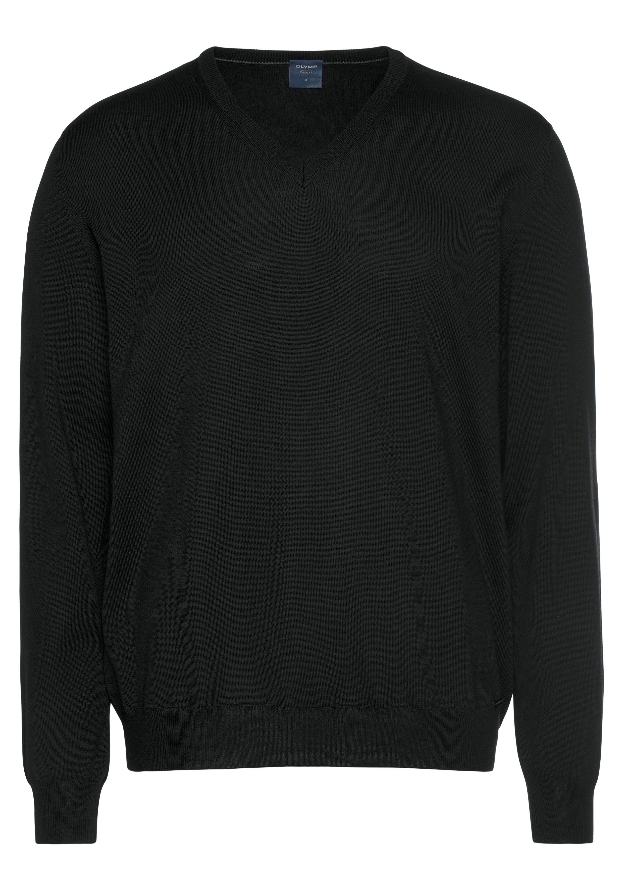 V-Ausschnitt-Pullover OLYMP Strick Casual