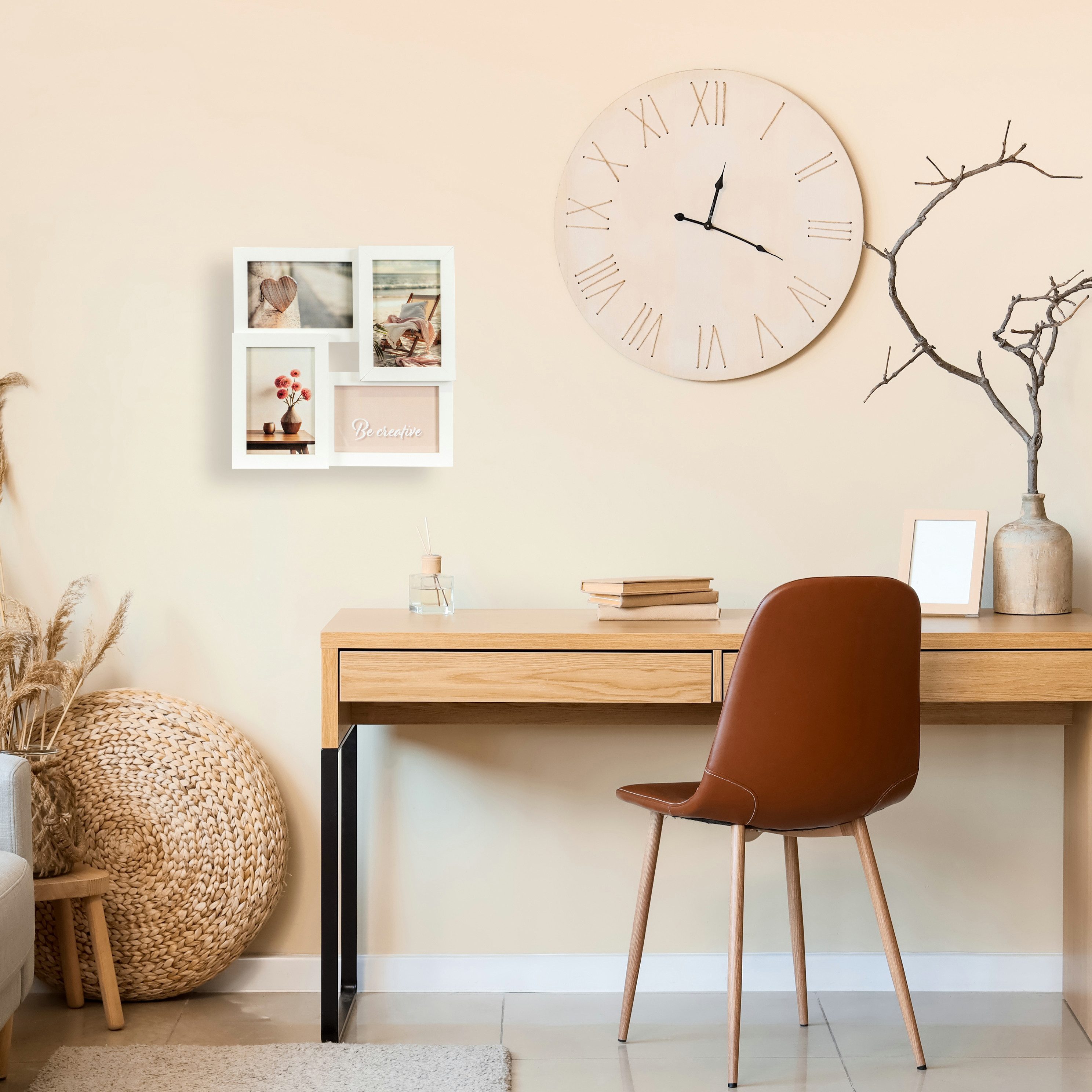 queence Bilderrahmen Collage Rahmen 3D Holz günstig online kaufen