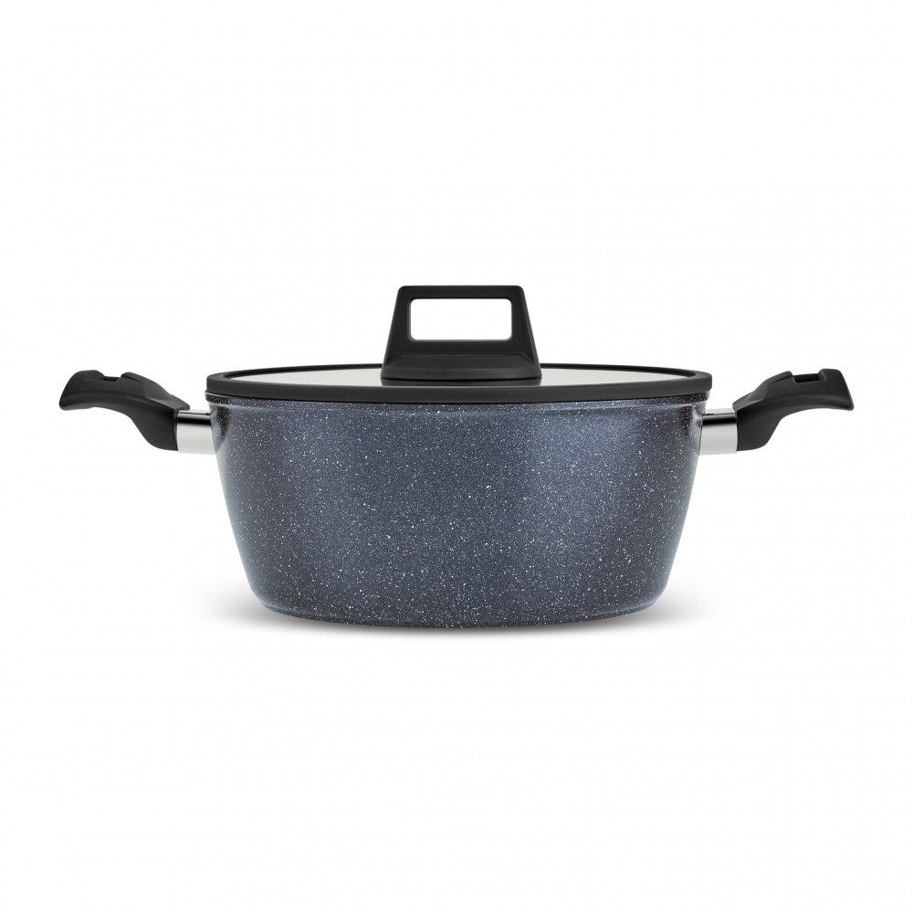 Karaca Pfannen-Set Karaca Aqua Granit Kochgeschirr Kochtopf Bratentopf Fleischtopf 24 cm