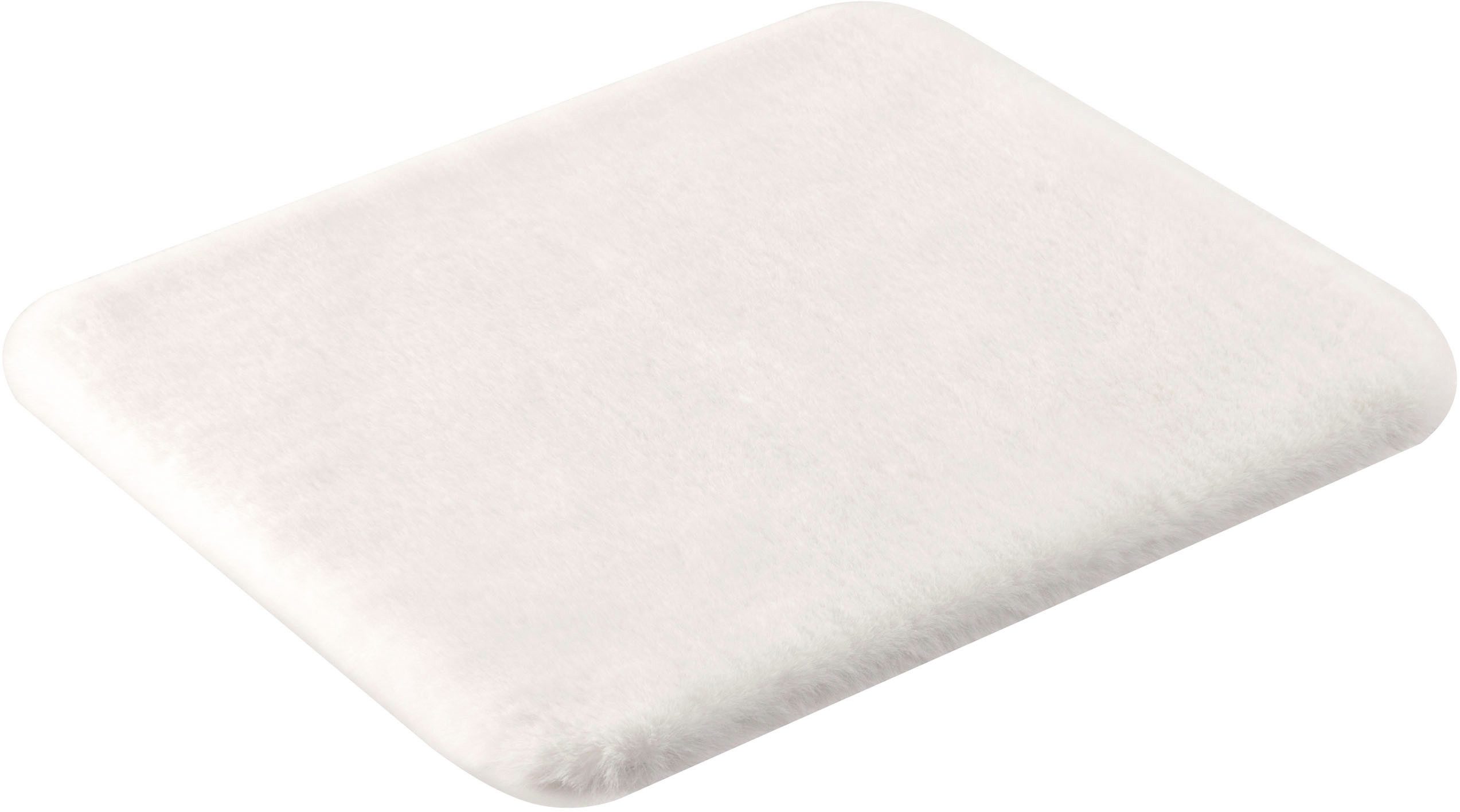 my home Badematte »Valeria, Kaninchenfell-Haptik«, rutschhemmend beschichte günstig online kaufen