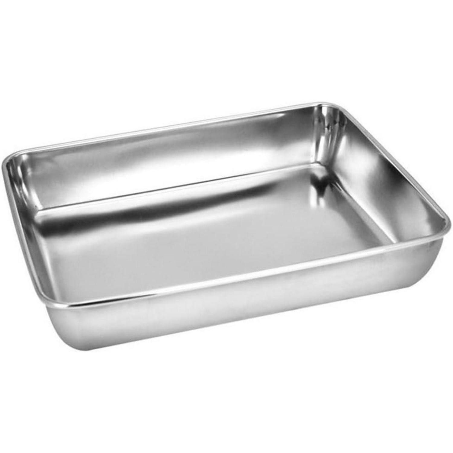 Backblech Edelstahl Backblech Pfanne Kuchen Blech 2 Größe Bakeware Cookie