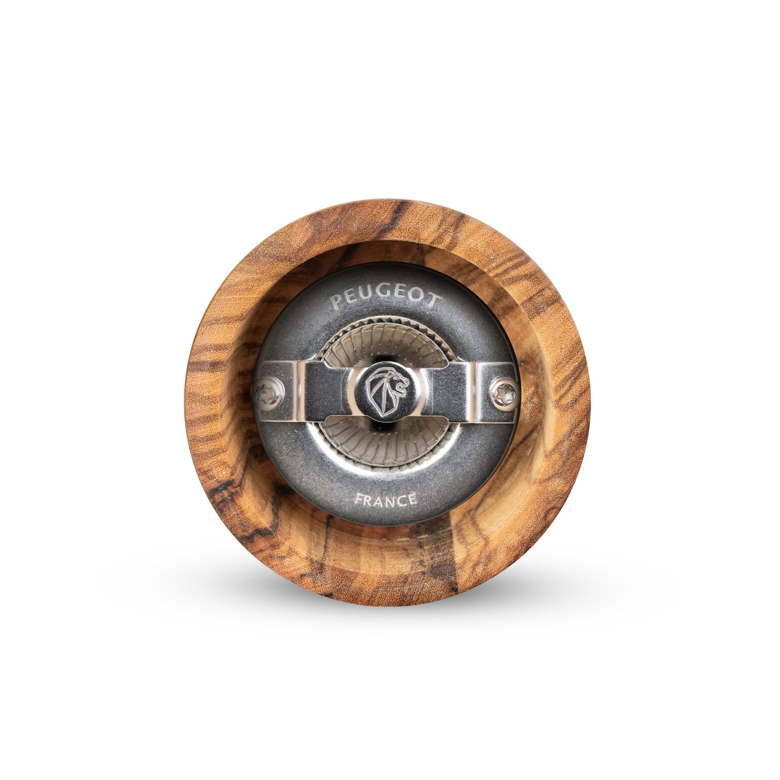 PEUGEOT Salzmühle FIDJI 15cm Edelstahl Olivenholz Stahlmahlwerk Gewürz Manuell Manuell
